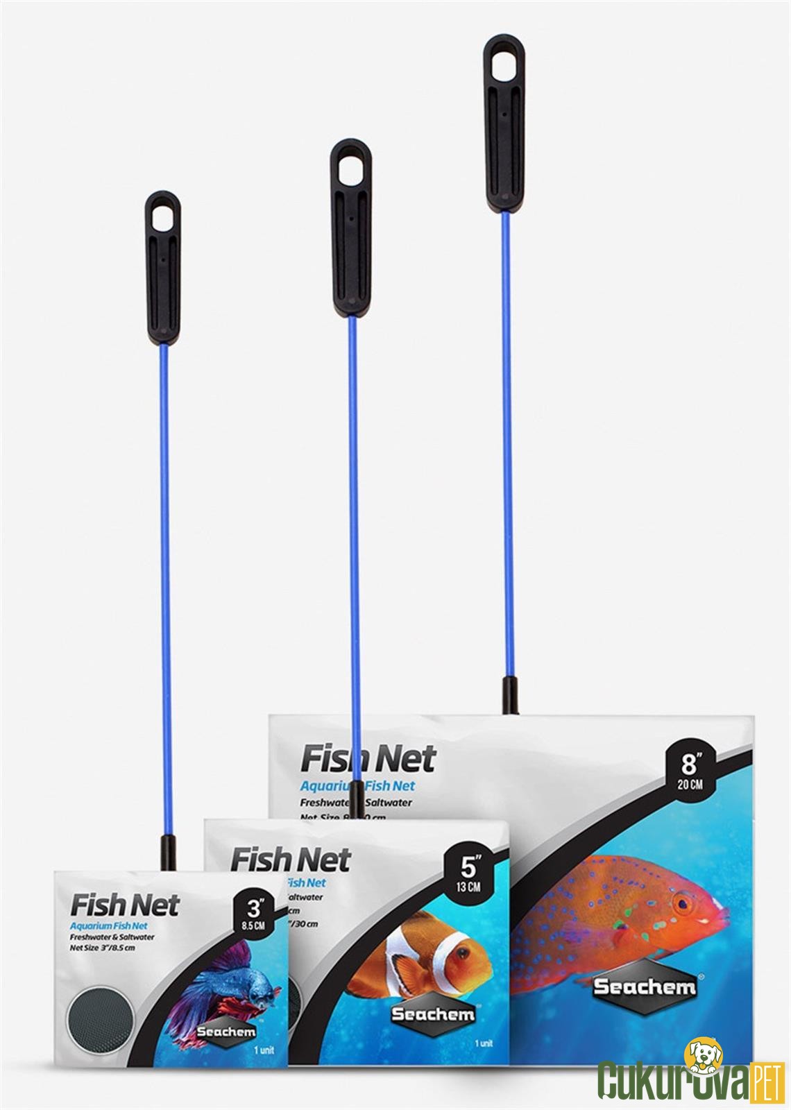 Seachem Fish Net Fine Mesh Balık Kepçesi 25 Cm