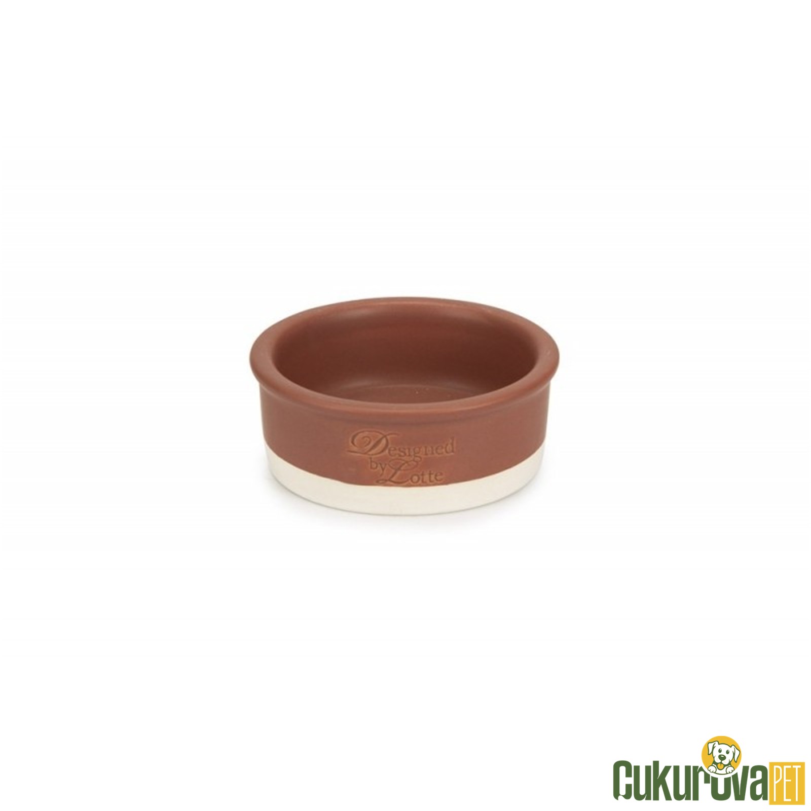 Karlıe Kedi & Köpek Seramik Mama Kabı 12 x 12 x 4 Cm Pembe
