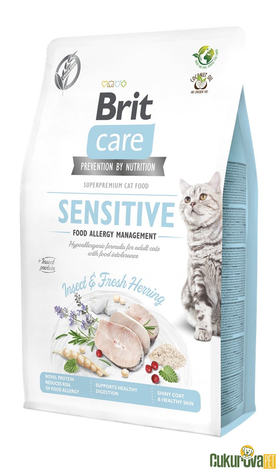 Brit Care Sensitive Böcek Ve Taze Ringa Balıklı Yetişki̇n Kedi Maması 2 Kg