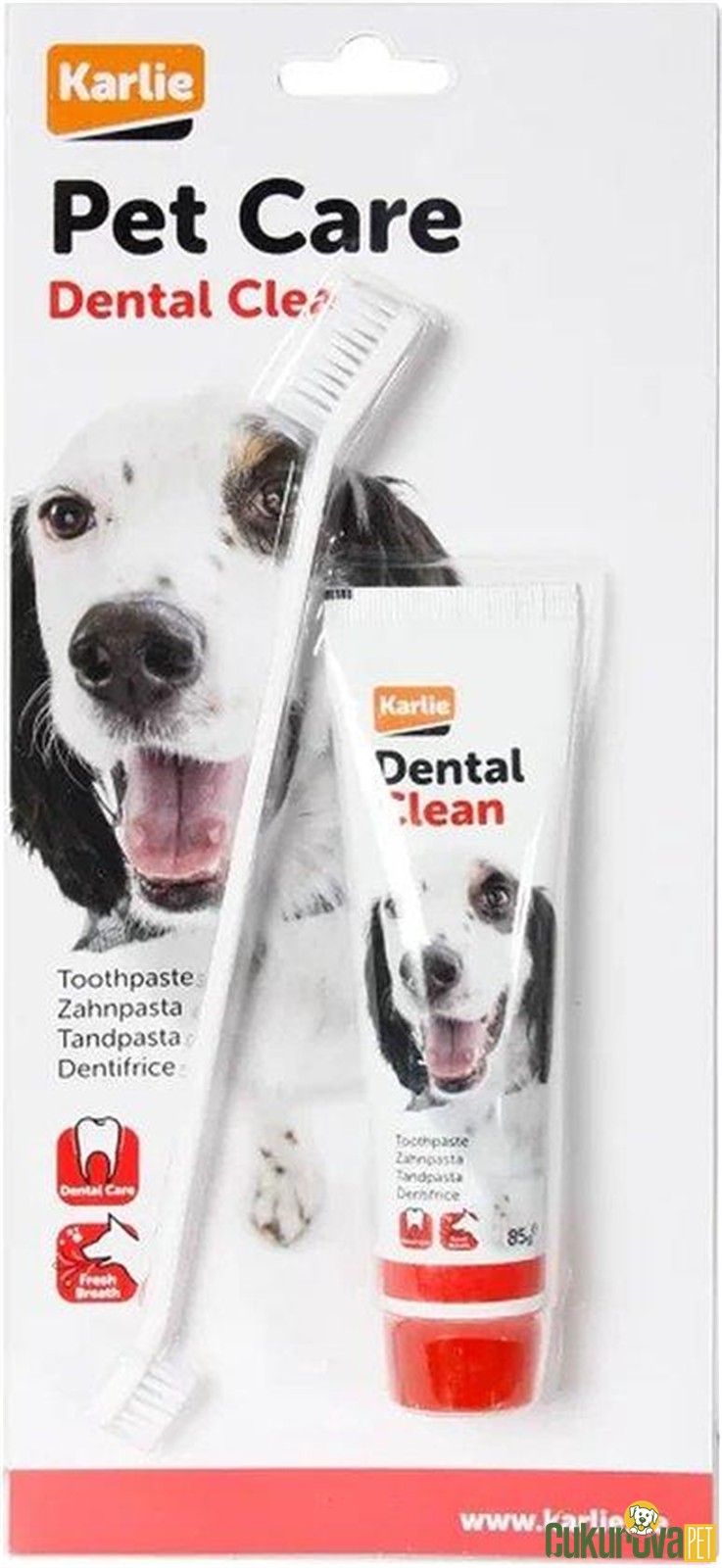 Karlie Köpek Dış Fırçası Ve Macunu 85 Gr