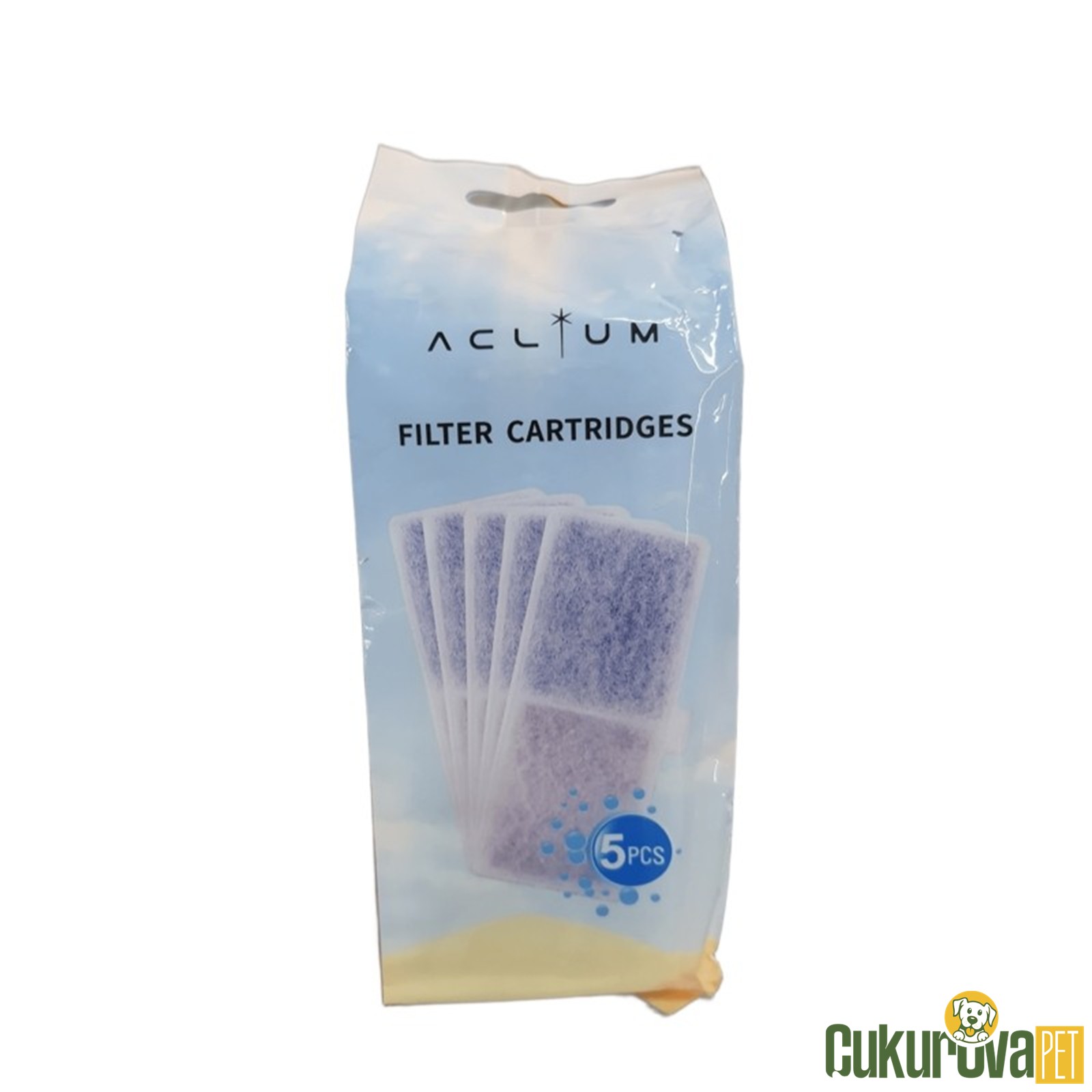 Aclium Kedi & Köpek Su Şelalesi Filtresi 5'li