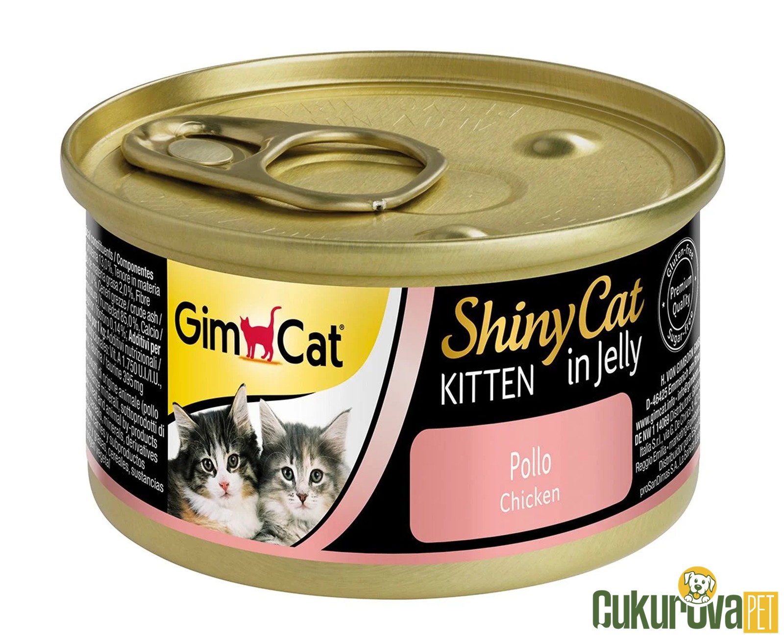Gimcat ShinyCat Kitten Tavuklu Yavru Kedi Konservesi 70 Gr