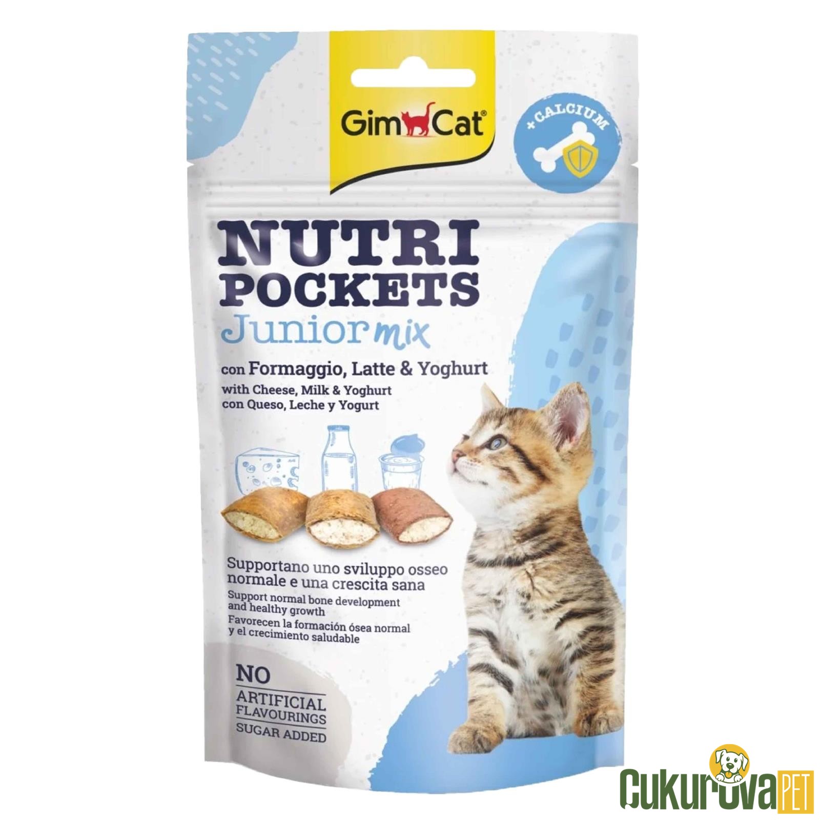 Gimcat Nutri Pockets Junior Mix Kedi Ödül Maması 60 Gr