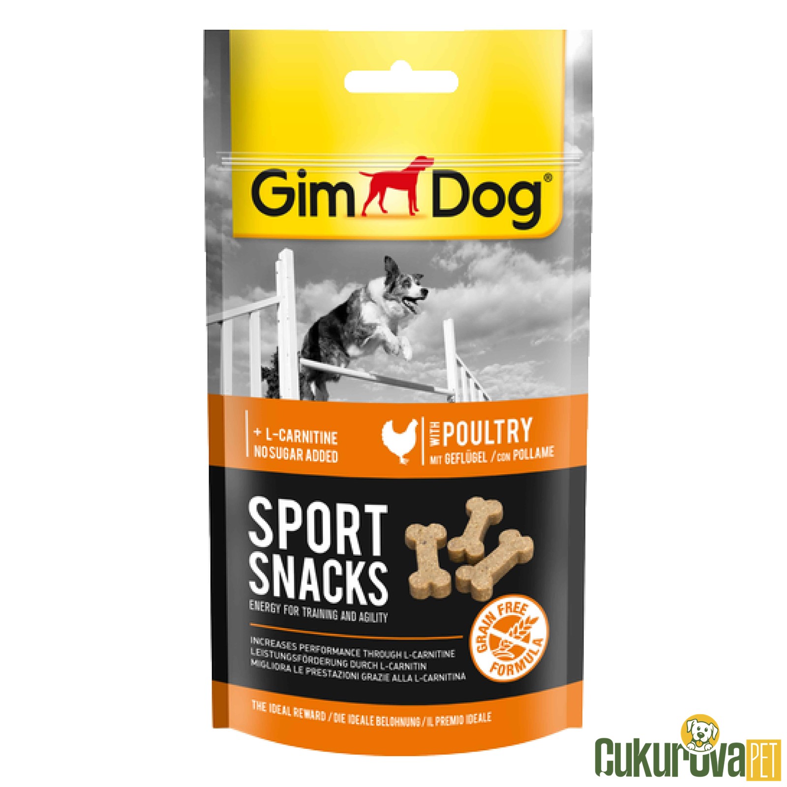 Gimdog Sport Snacks Tavuk & L - Carnitinli Köpek Ödül Maması 150 Gr