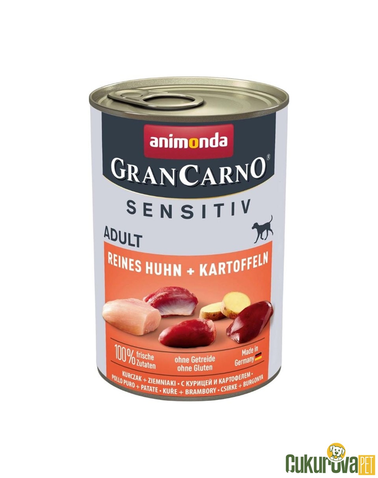 Animonda Gran Carno Sensitive Tavuklu Ve Patatesli̇ Köpek Konservesi̇ 400 Gr