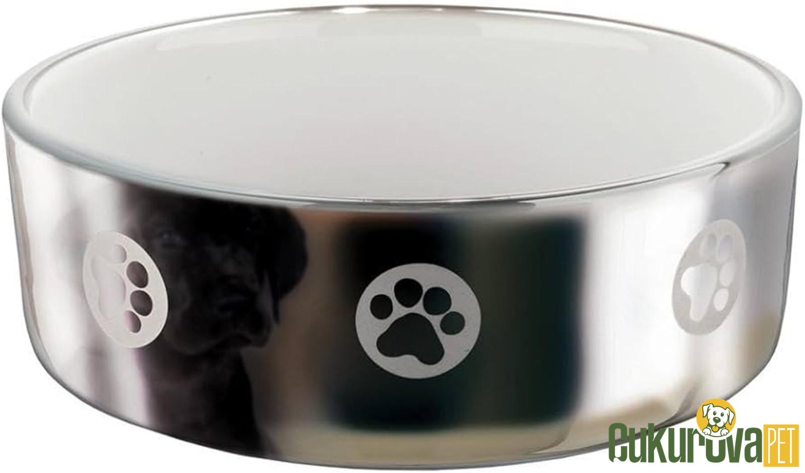 Trixie Yansimali Kedi̇ Ve Köpek Serami̇k Mama Ve Su Kabı 300 Ml - 12 Cm