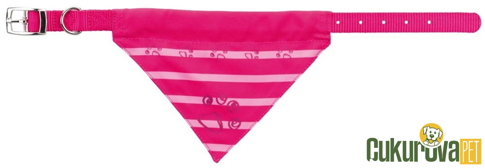 Trixie Bandana Köpek Boyun Tasması 25 - 31 Cm x 15 Mm - Fuşya - Xs - S