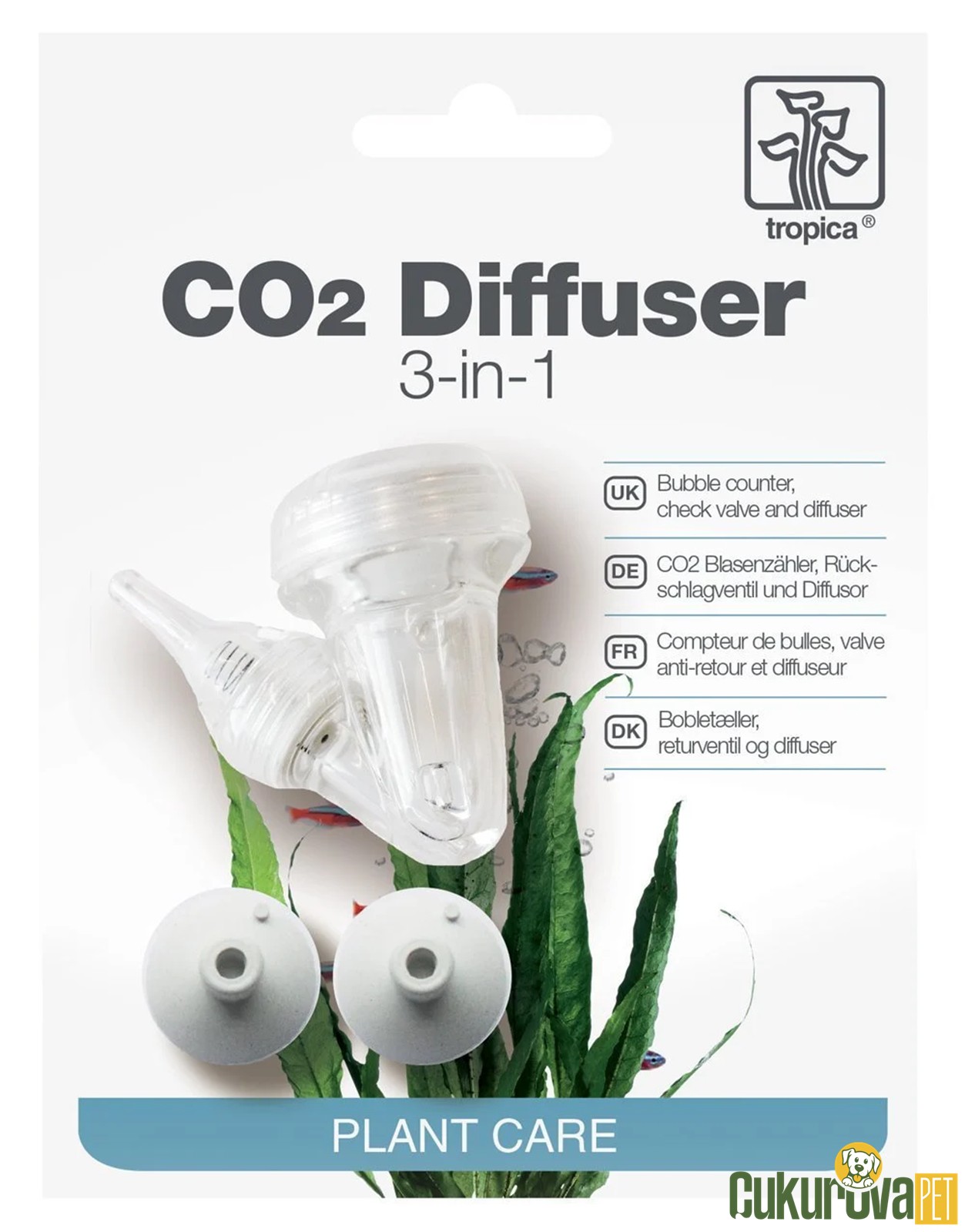 Tropica Co2 Diffuser 3 In 1 Bitki Co2 Aksesuarı