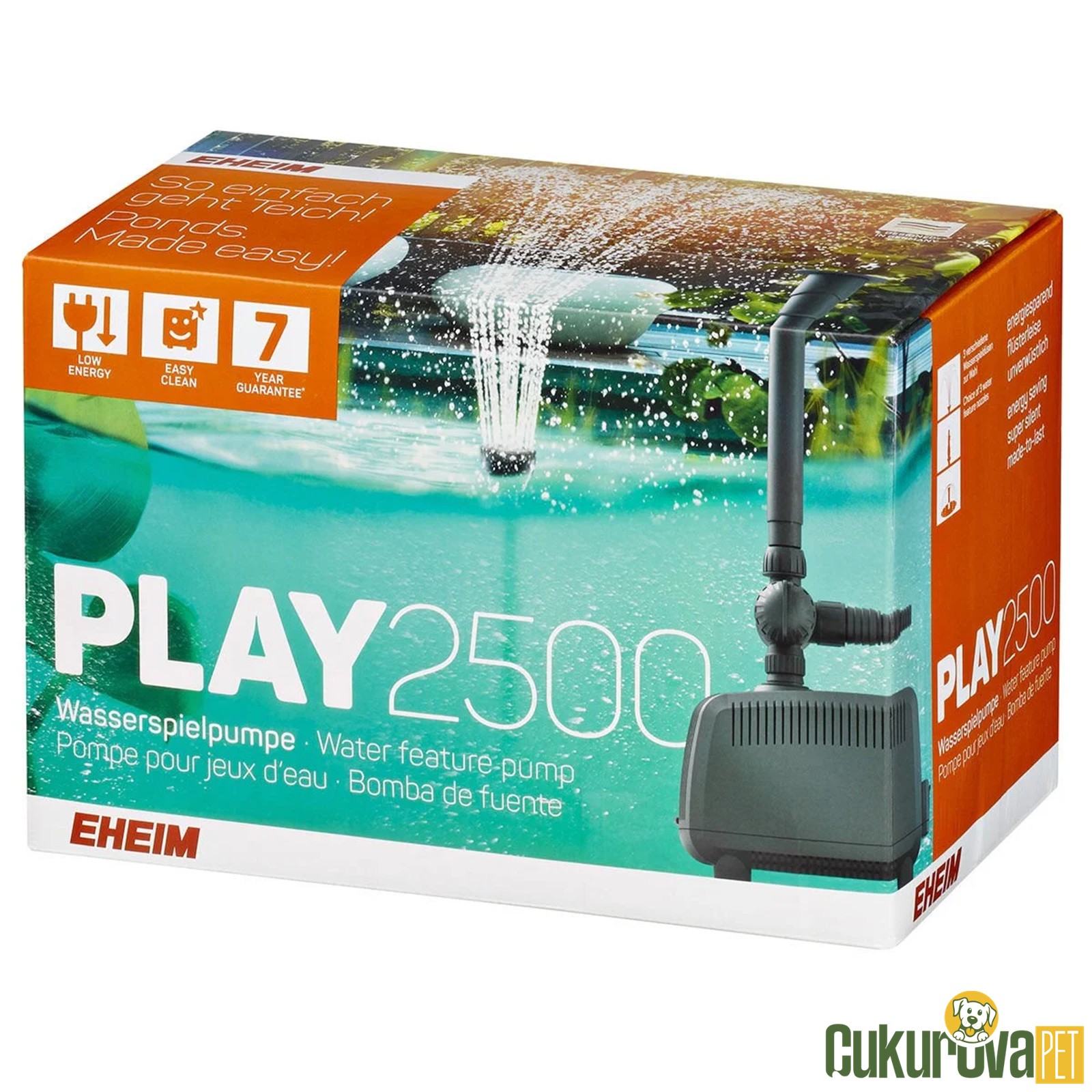 Eheim Pond Play 2500 2.4 M 2300 L / H 38 W