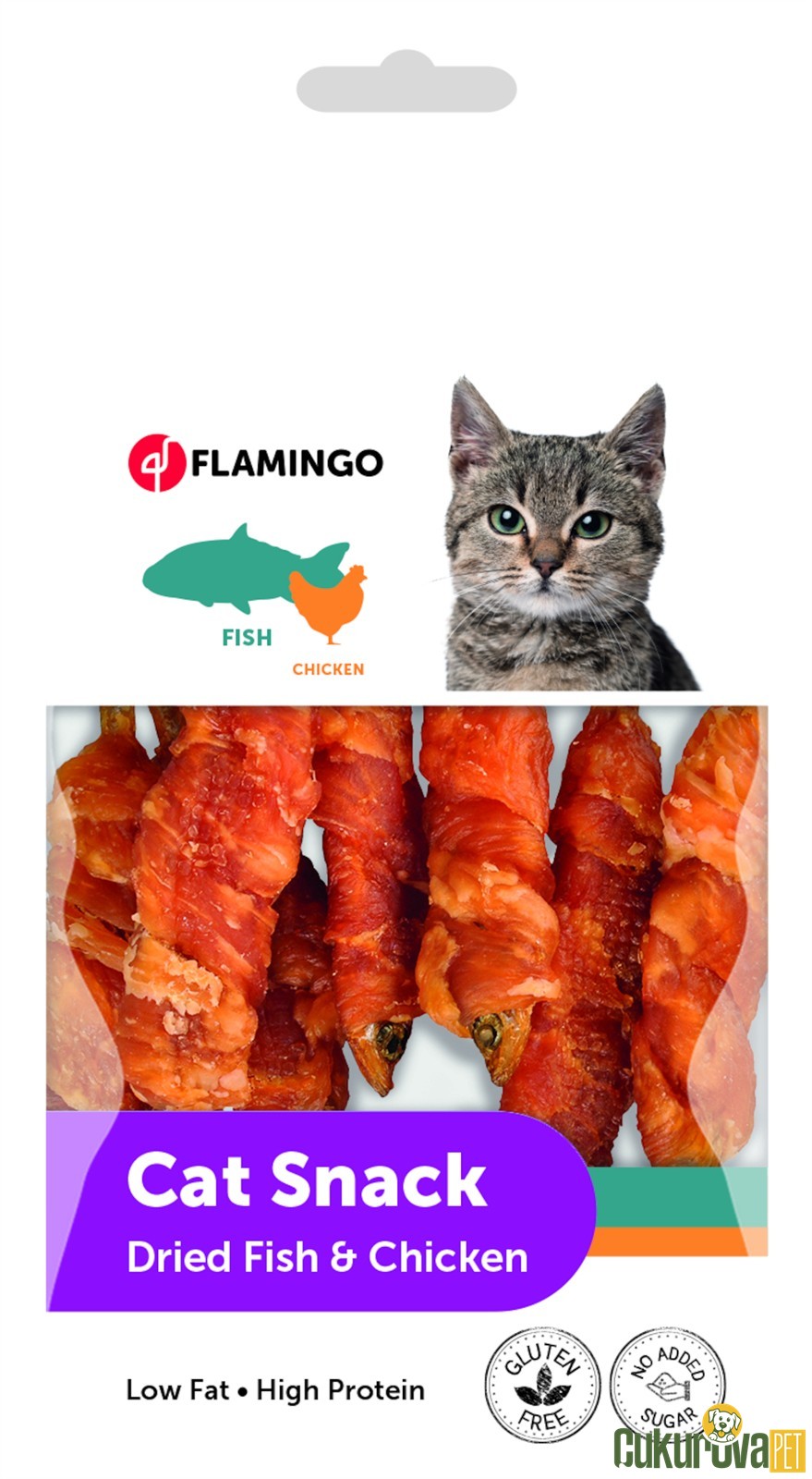 Flamingo Tavuklu Ve Balıklı Kedi̇ Ödül Maması 50 Gr