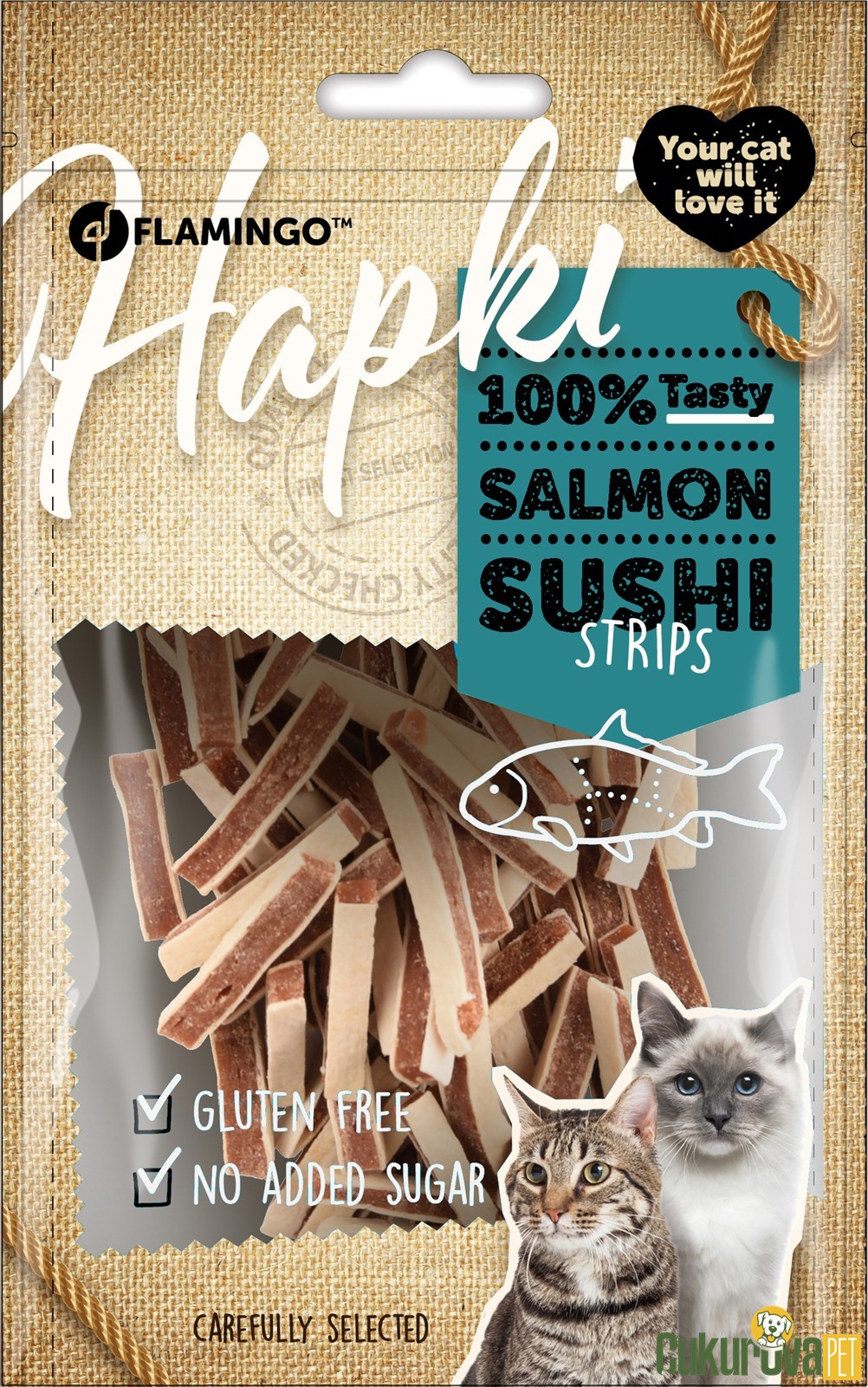 Flamingo Hapki Somonlu Sushi Şeri̇t Kedi̇ Ödül Maması 85 Gr