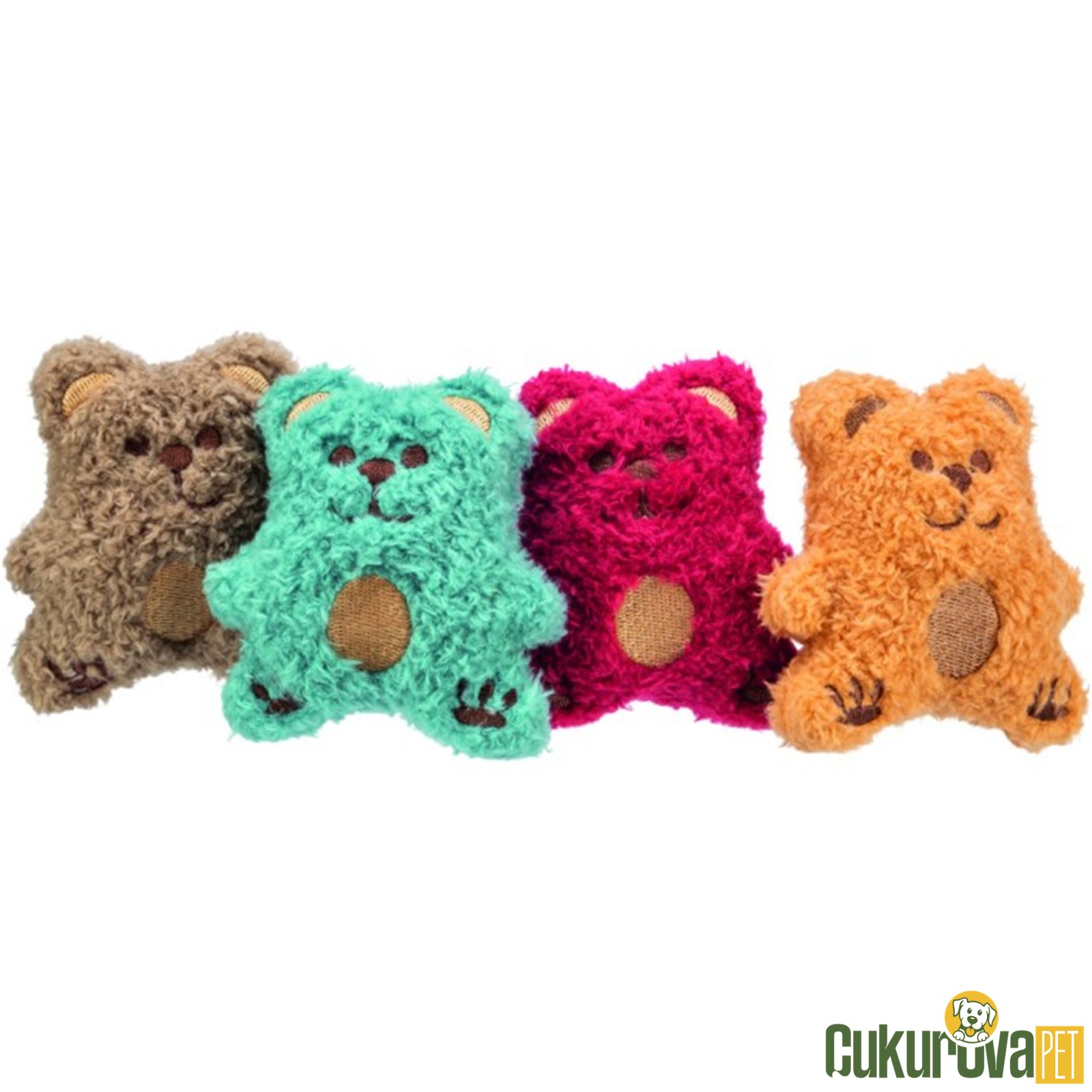 Trixie Kedi̇ Oyuncağı Peluş Ayı Kedi̇otlu 8 Cm