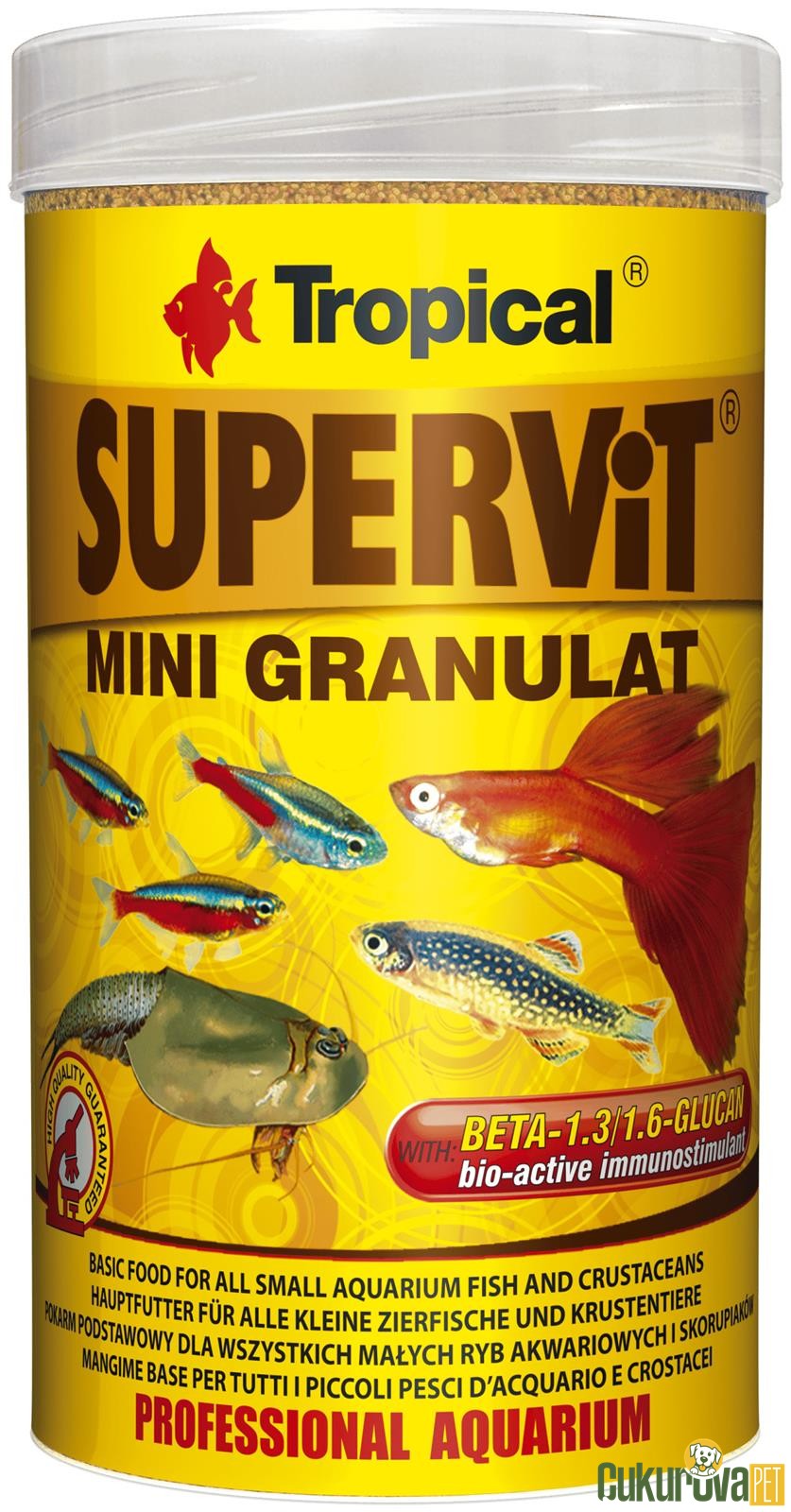Tropical Supervit Mini Granulat Granül Yem 250 Ml - 162 Gr