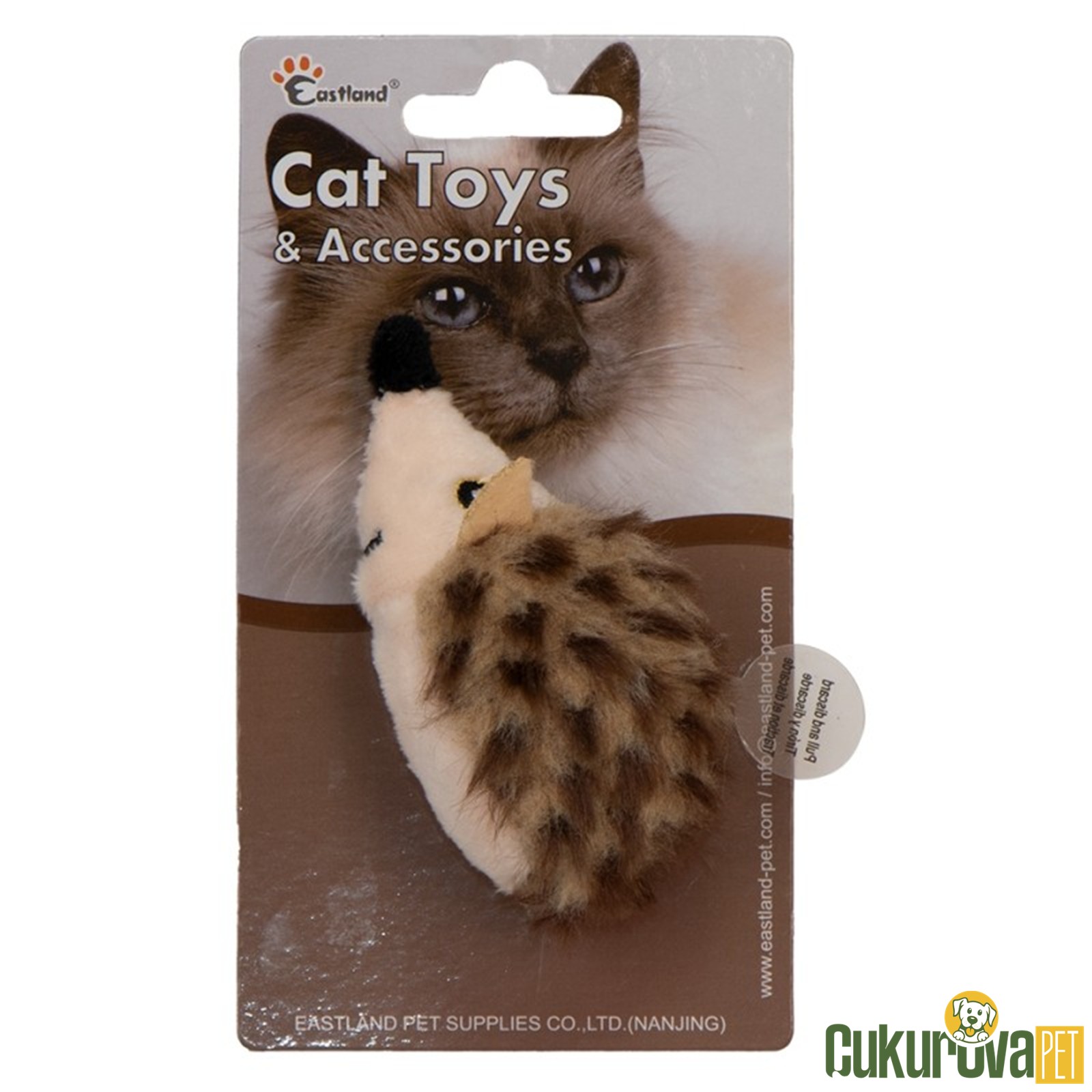 Eastland Catnipli Peluş Dijital Sesli̇ Ki̇rpi̇ 9.5 Cm