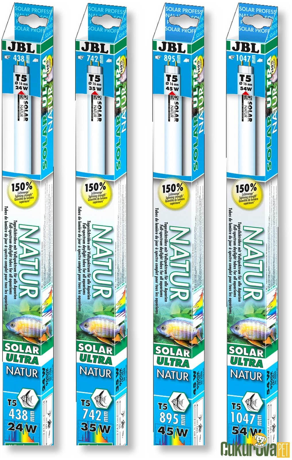Jbl Solar Natur T5 Ultra Akvaryum Aydınlatma Florasanı 9000 K - 742 Mm - 35 W