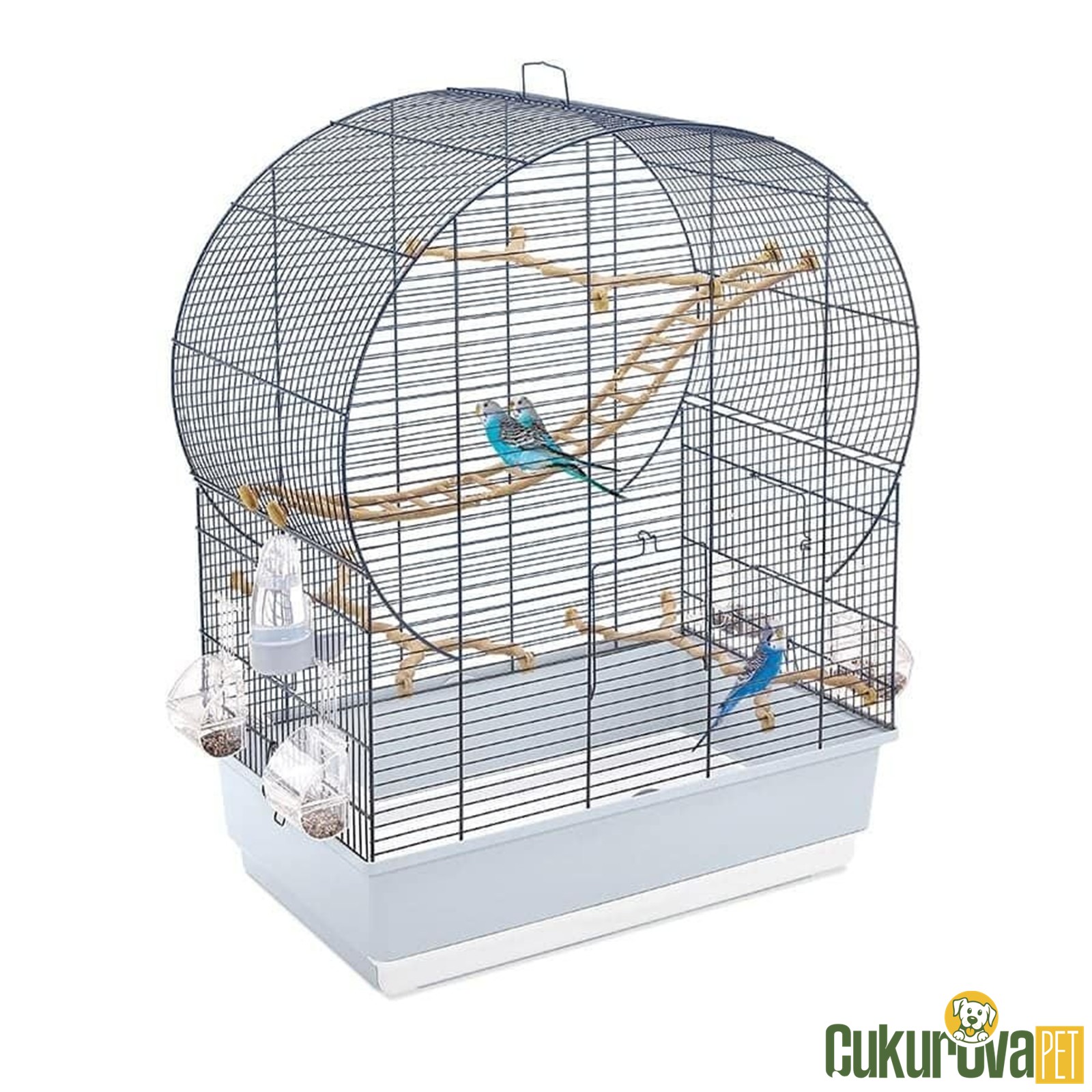 Imac Andorra Bombeli Kuş Kafesi Mor / Lacivert - 61 x 38 x 76 Cm