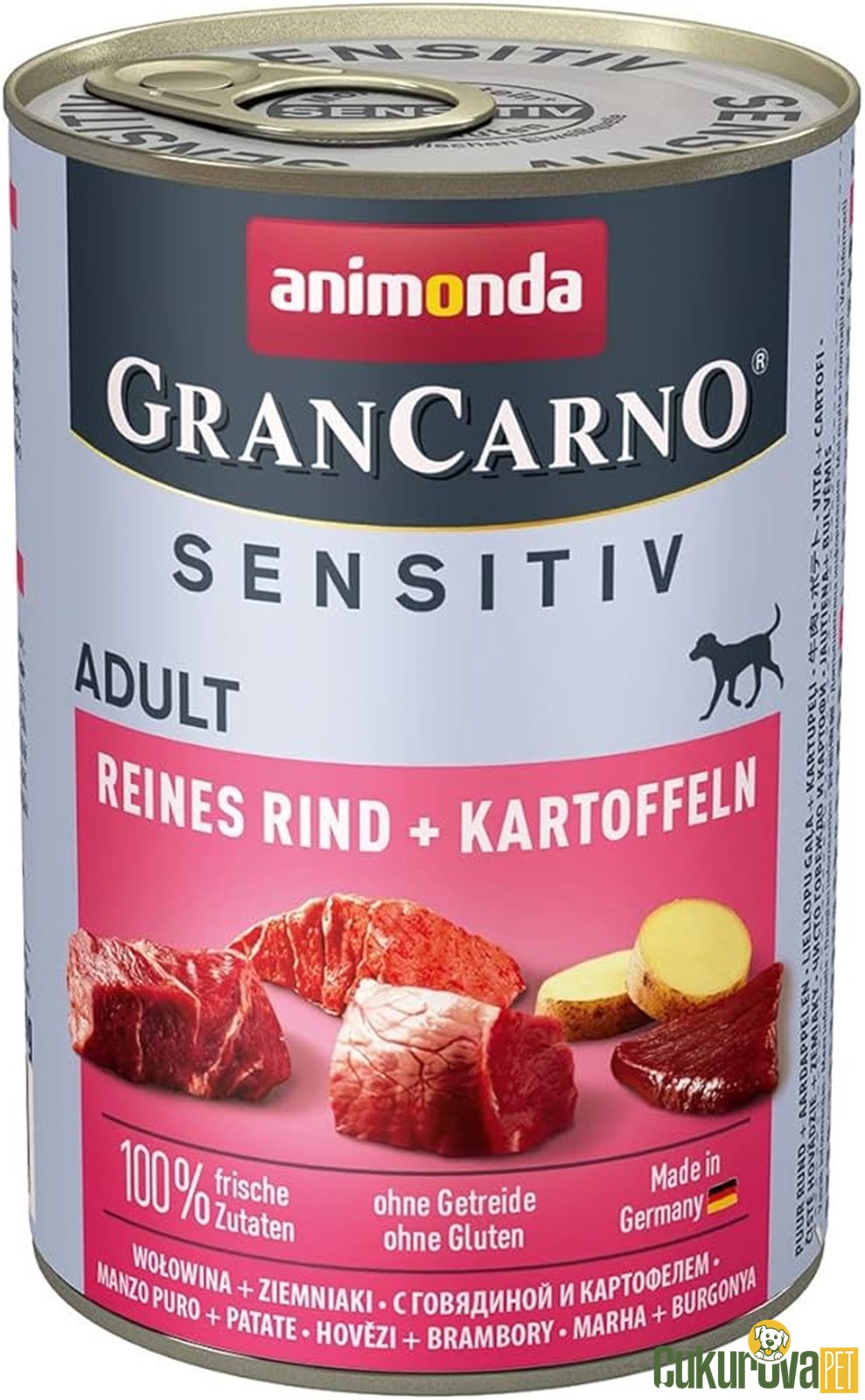 Animonda Gran Carno Sensitive Sığır Etli̇ Ve Patatesli̇ Köpek Konservesi̇ 400 Gr