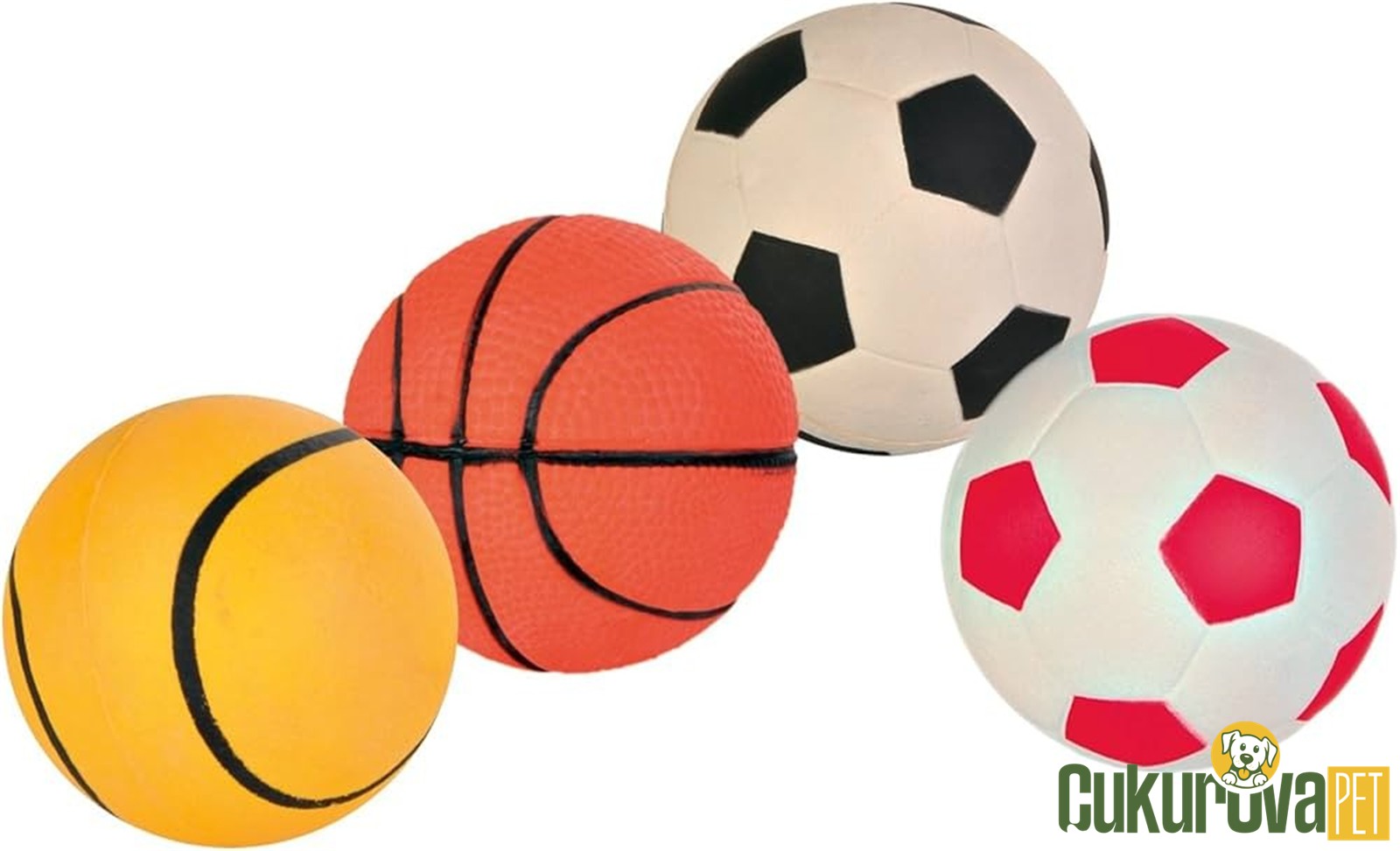 Trixie Köpek Yüzen Yumuşak Kauçuk Top 6 Cm