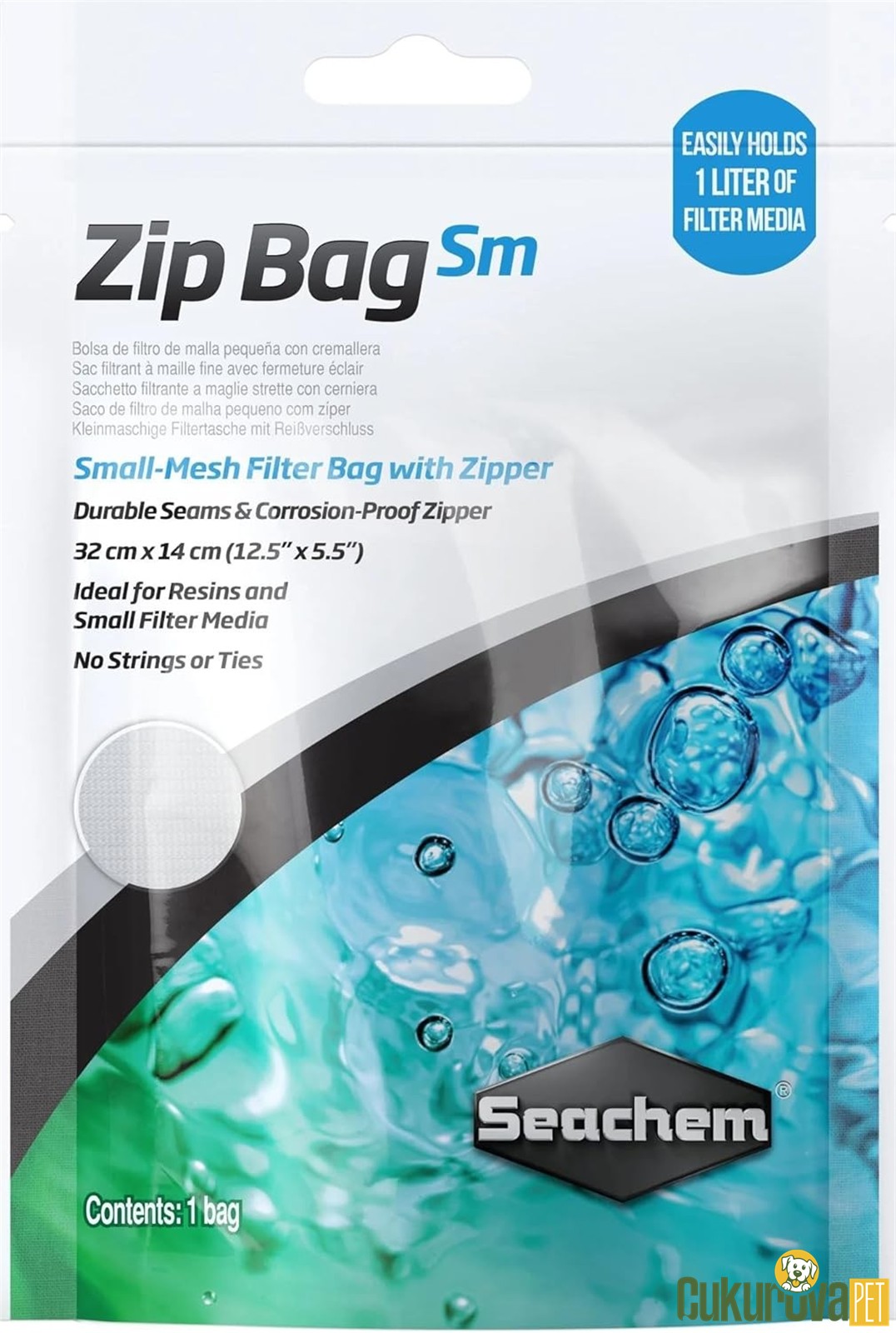 Seachem Zip Bag Sm Filtre Torbası