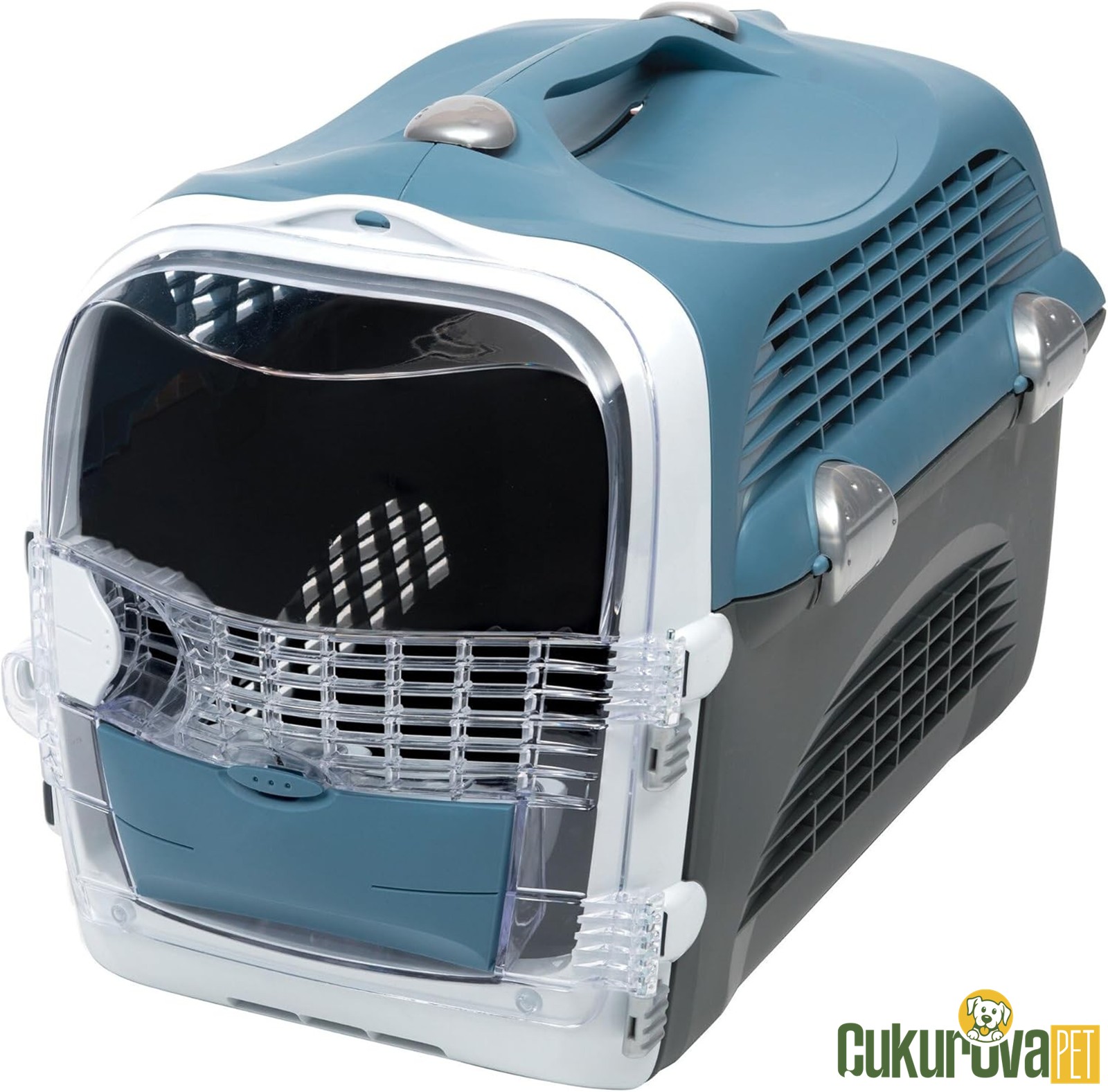 Catit Cabrio Carrier Blue Grey Kedi̇ & Köpek Taşıma Çantası