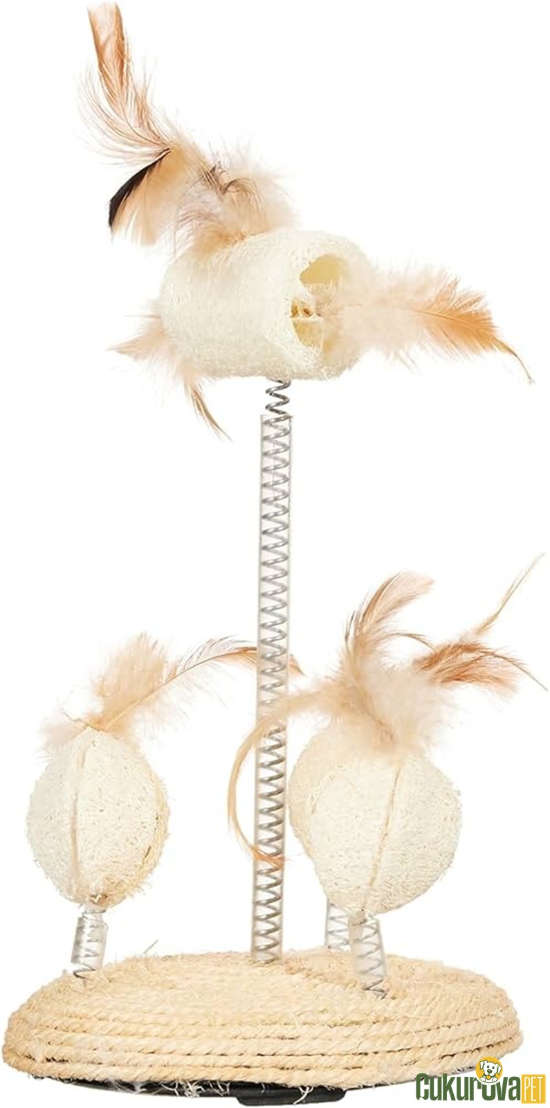 Trixie Kedi̇ Oyuncaği Yaylı Toplar Ve Tüyler 15 x 30 Cm