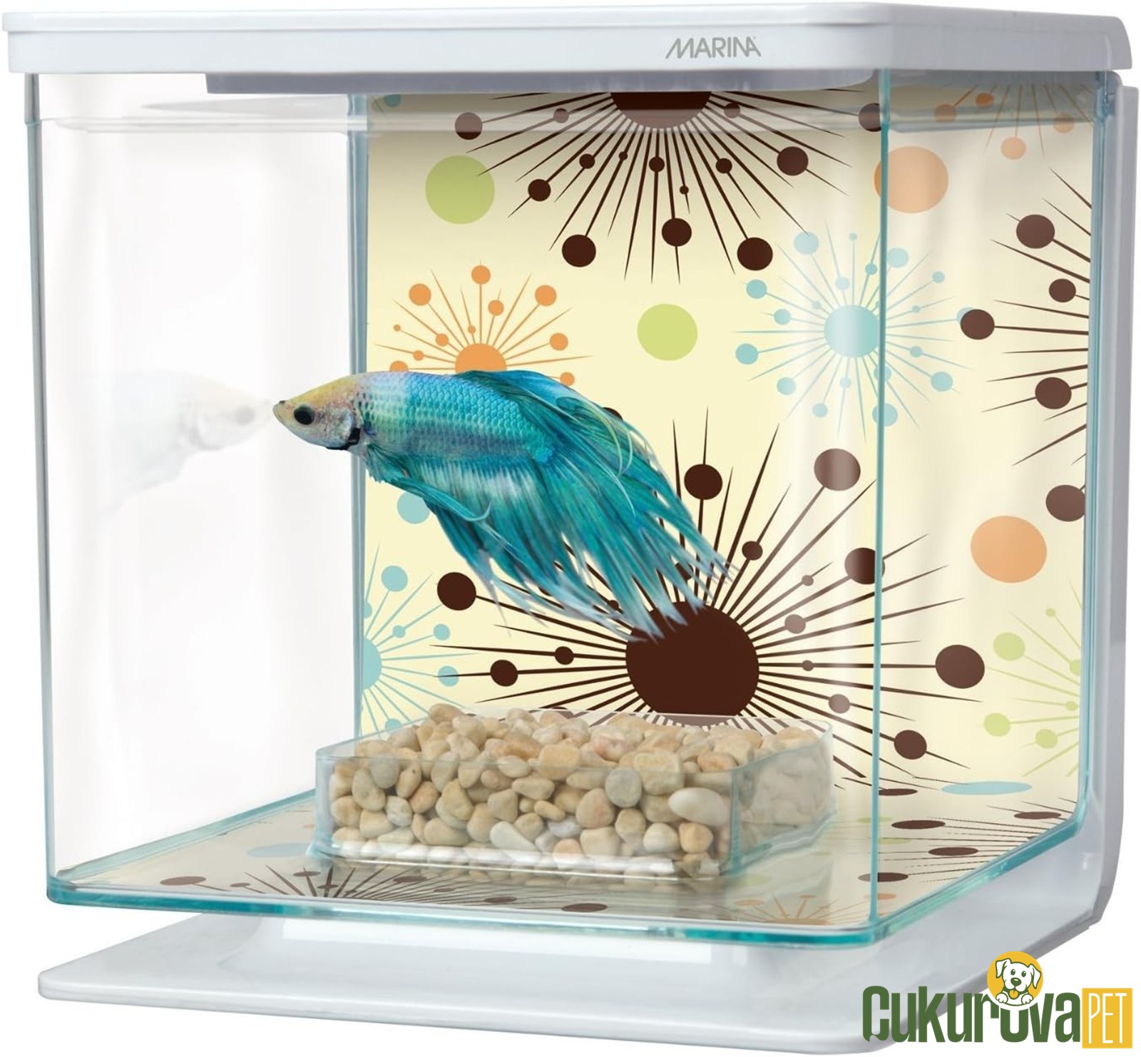 Marina Betta Başlangıç Seti Havai Fi̇şek Akvaryum 2 L