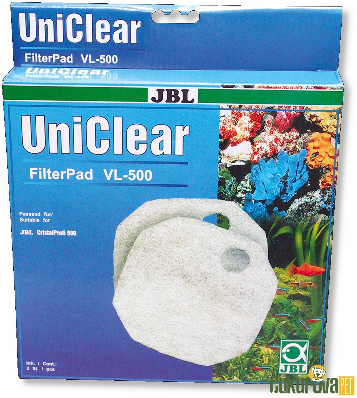 Jbl UniClear VL-500 Filtre Süngeri 2 Adet
