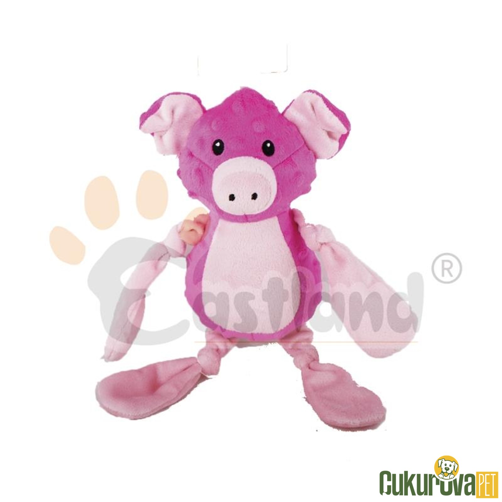 Eastland Öten Peluş Domuz Köpek Oyuncağı 30 Cm