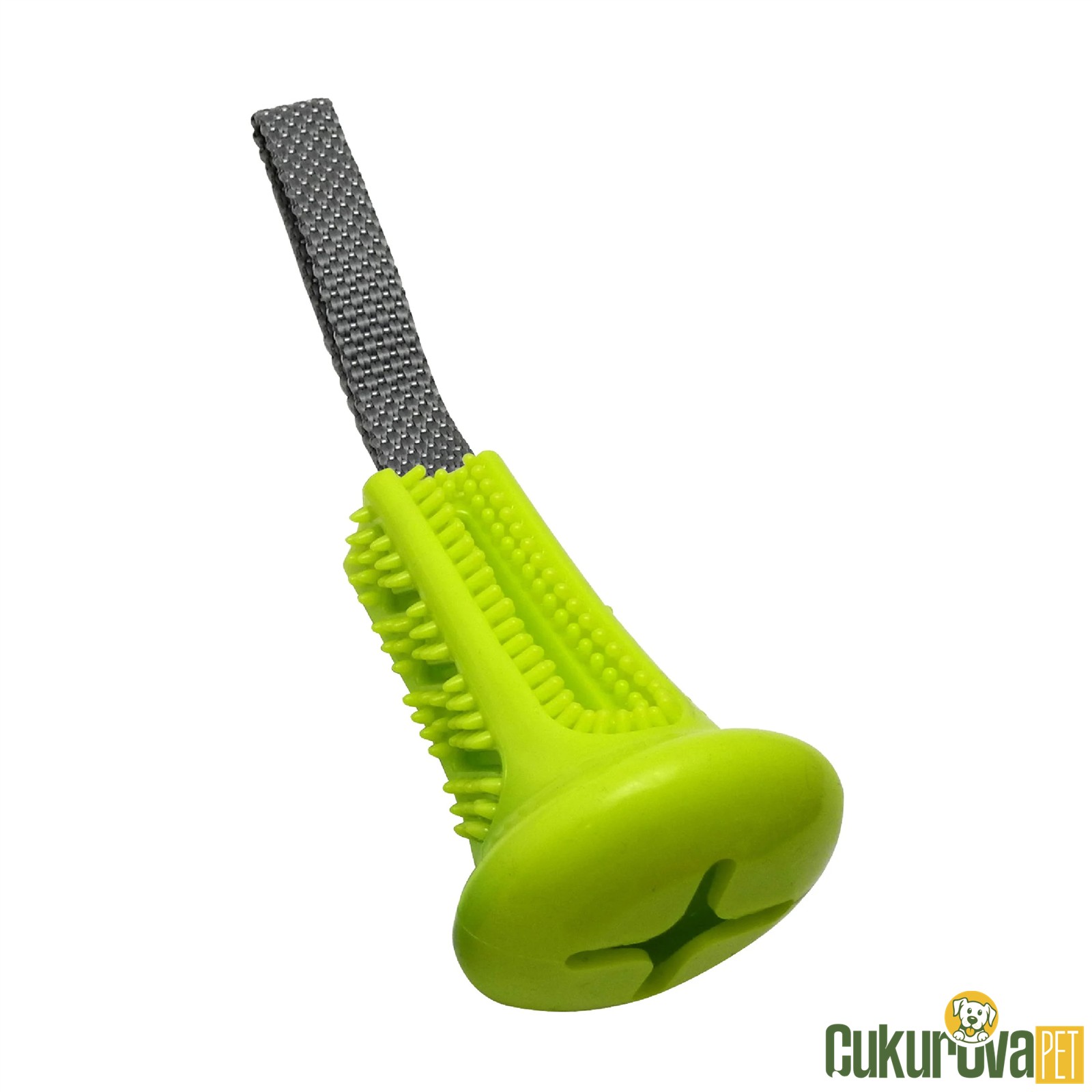 GimDog Çubuk Şeklinde Çekiştirmeli Köpek Oyuncağı Yeşil - 10 Cm