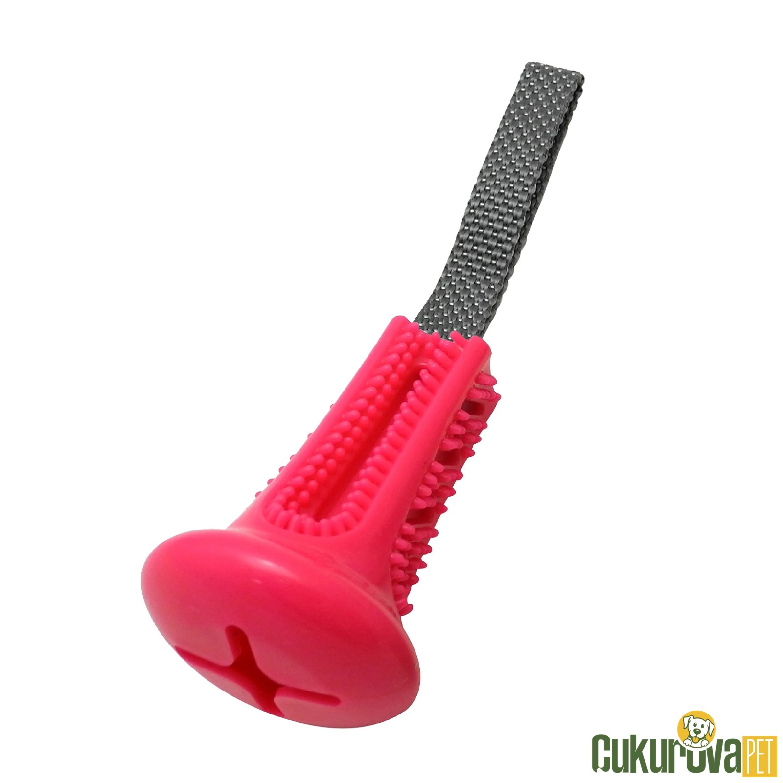 GimDog Çubuk Şeklinde Çekiştirmeli Köpek Oyuncağı Pembe - 10 Cm