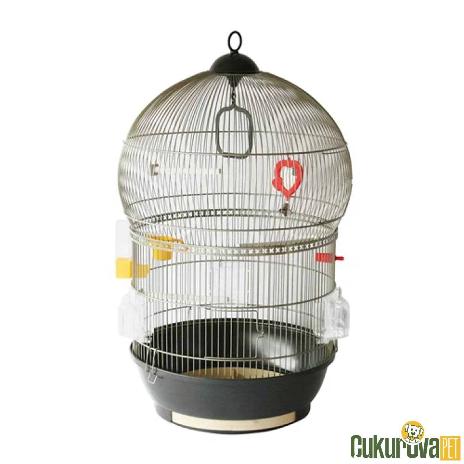 Ferplast Bali Antik Pirinç Kuş Kafesi 43.5 x 68.5 Cm