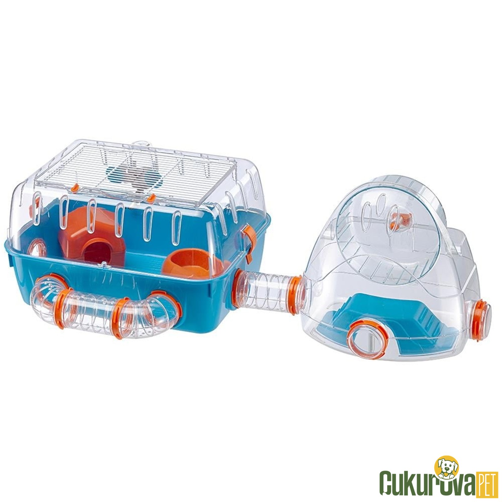 Ferplast Combi 2 Hamster Kafesi İki Bağlantılı 79.5 x 29.5 x 26.3 Cm