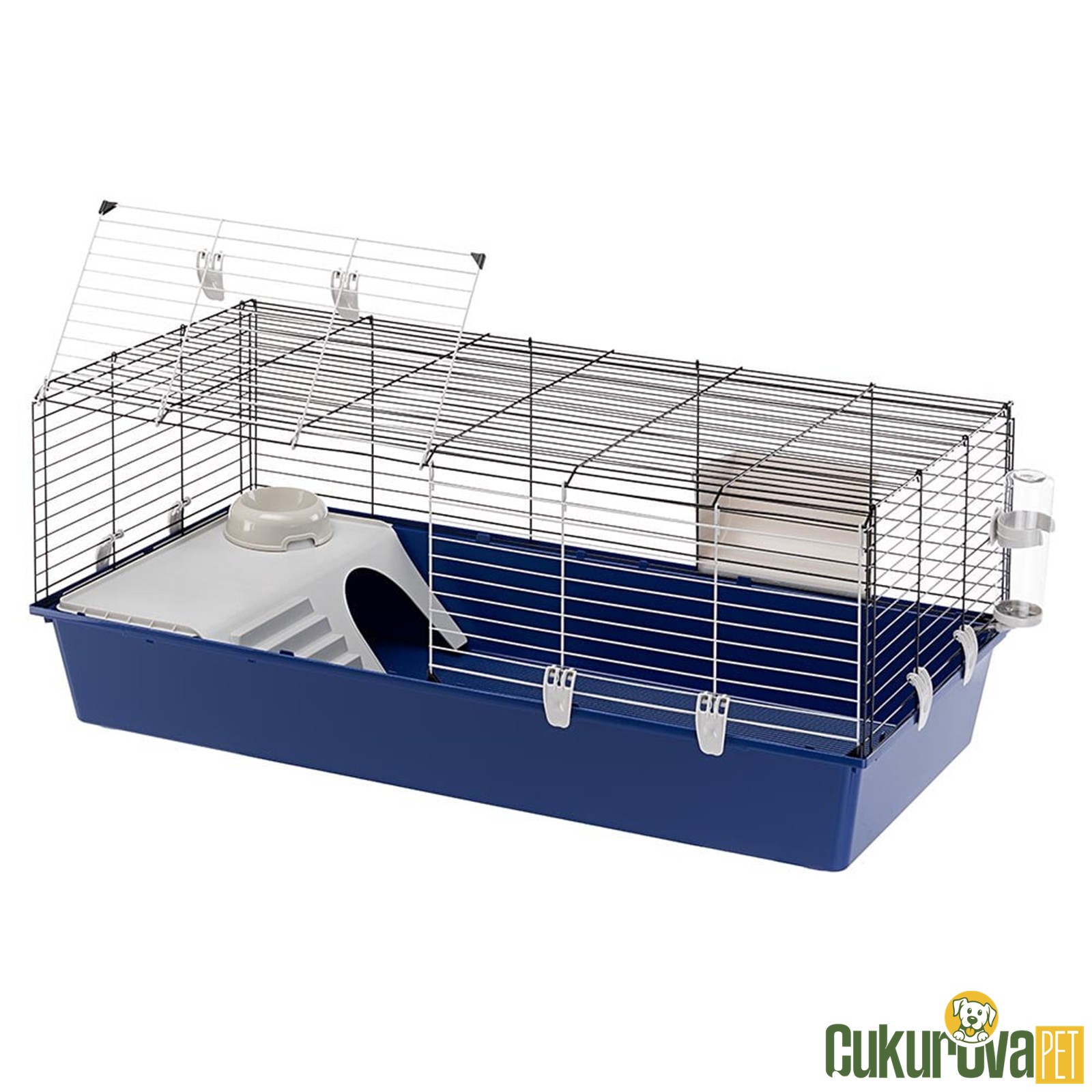 Ferplast Rabbit 120 Tavşan Kafesi 118 x 58.5 x 49.5 Cm