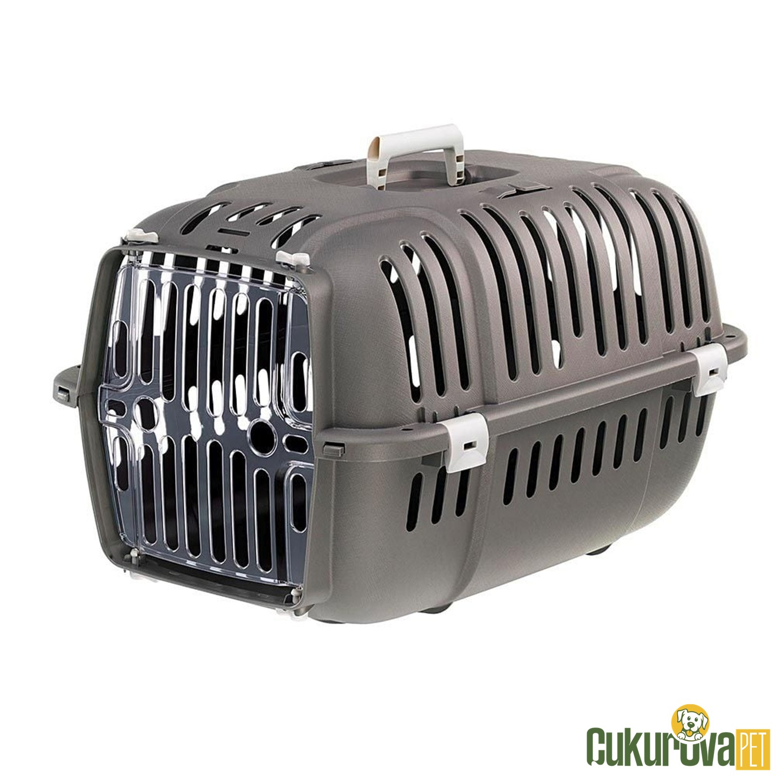 Ferplast Jet 20 Kedi̇ & Köpek Taşıma Kutusu - Gri̇