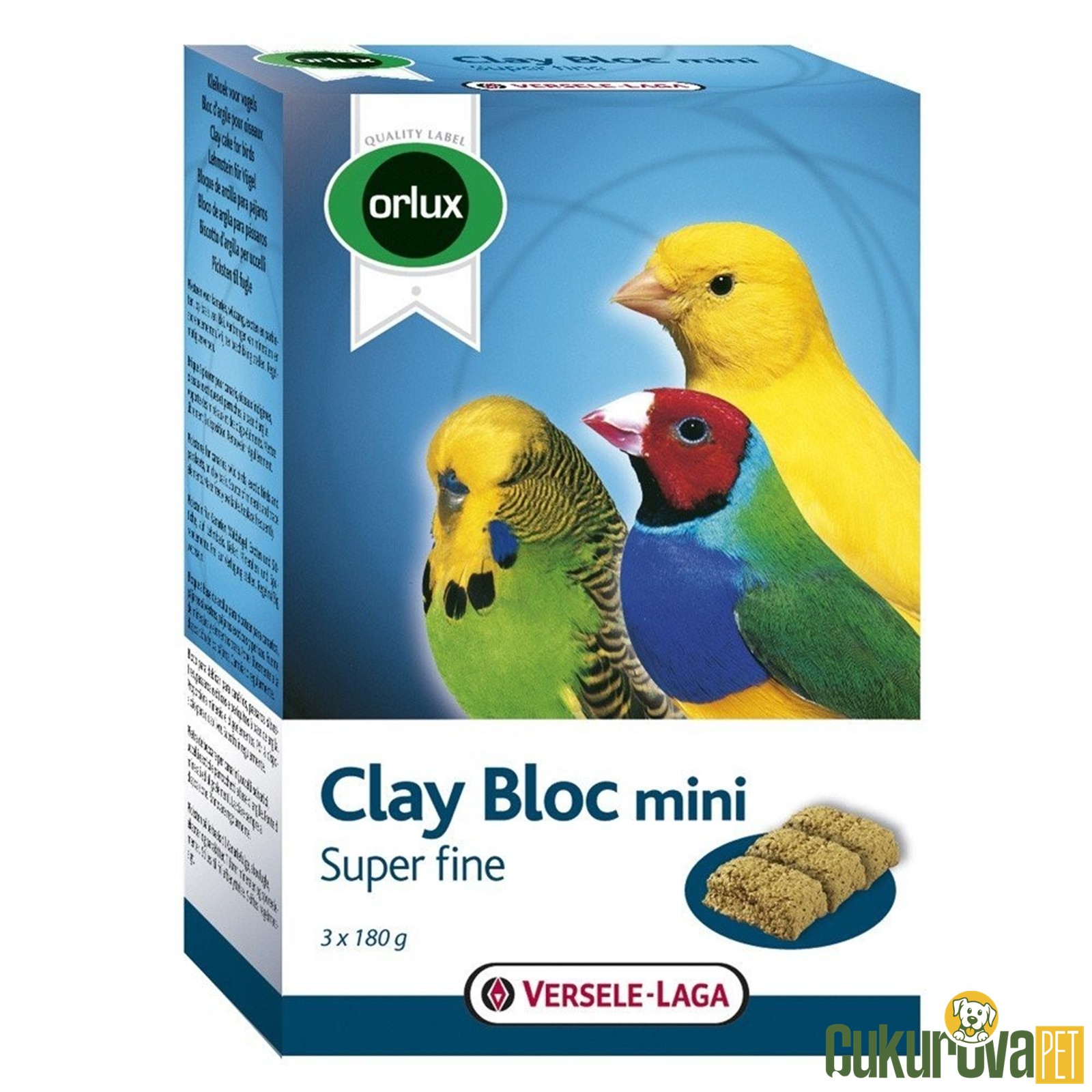Versele Laga Orlux Clay Bloc Mini Gaga Taşı 540 Gr