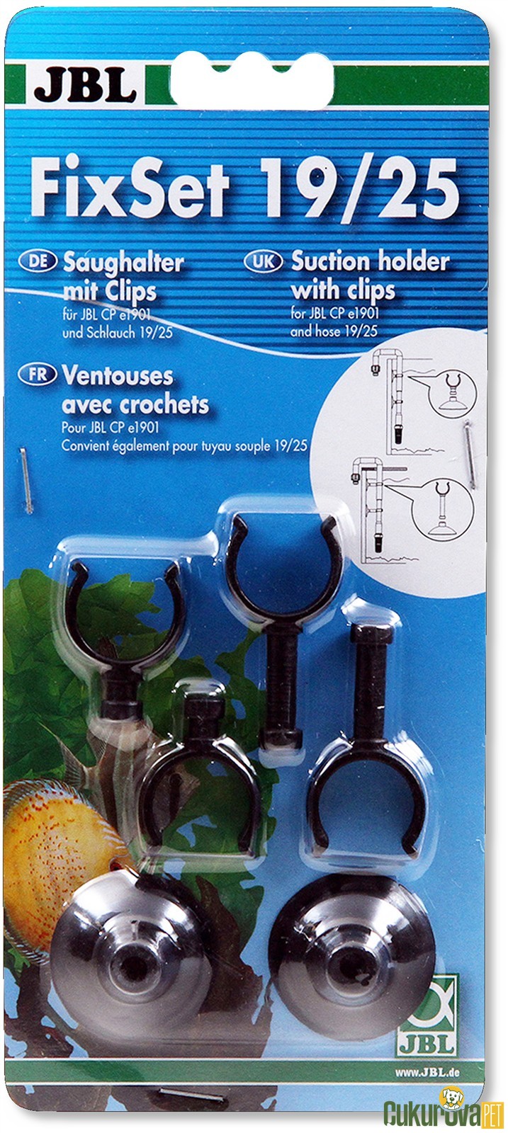 Jbl Fixset 19/25 Cp E1901 Model Dış Filtre İçin Vantuz Seti
