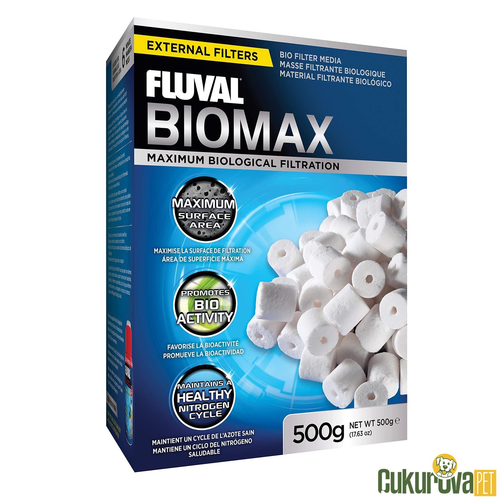 Fluval Biomax Biyolojik Filtre Malzemesi 500 Gr