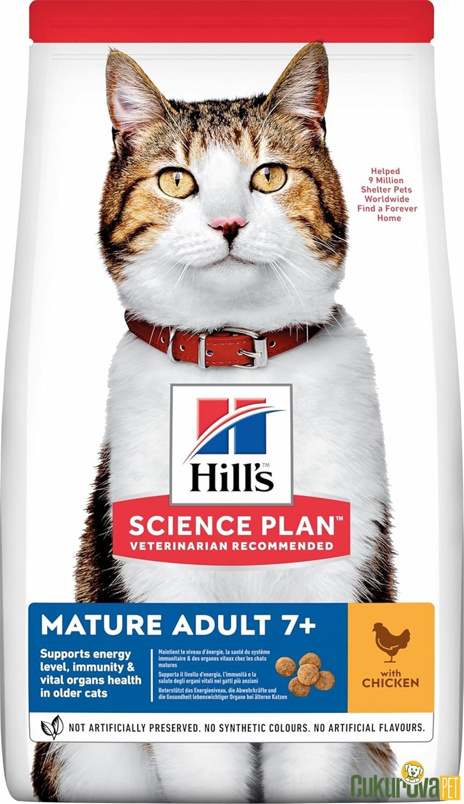 Hill's Science Plan Mature Adult Tavuklu Yaşlı Kedi Maması 1.5 Kg
