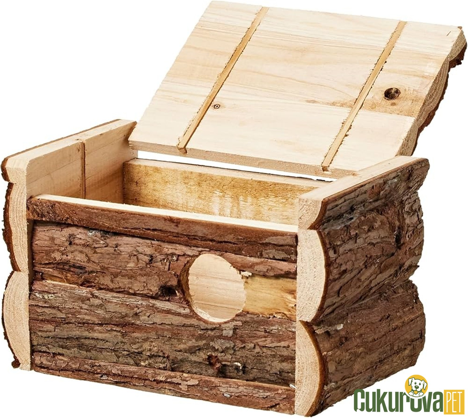 Trixie Doğal Ahşap Kuş Yuvası 21 x 13 x 12 Cm