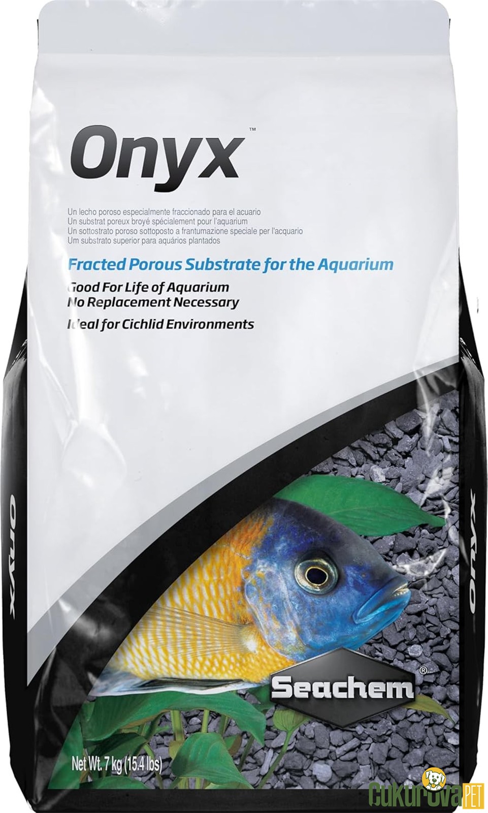 Seachem Onyx Gravel Bitki Kumu Siyah 2 - 5 Mm / 7 Kg