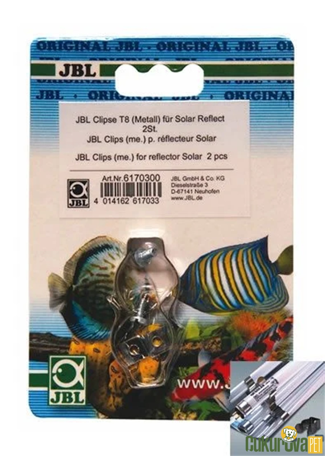 Jbl Solar Reflektör T-5 İçin Klips Akvaryum Aydınlatma Aksesuarı