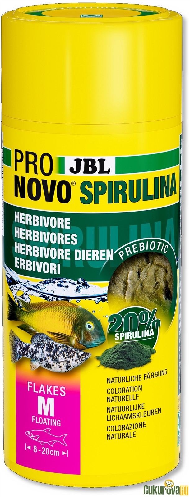 Jbl Pronovi Spirulina Flakes M Pul Yem 250 Ml - 40 Gr