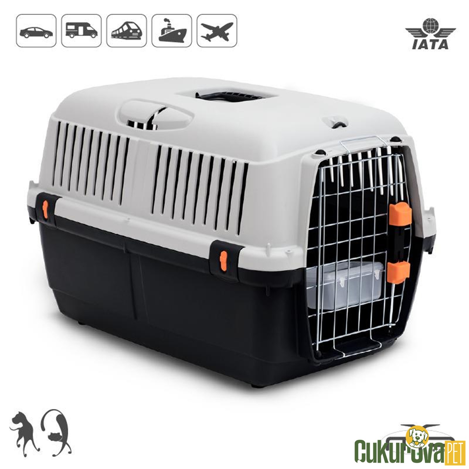 Mp Taşima Kafesi Wojer Bracco Travel 2 - 55 x 36 x 35 Cm