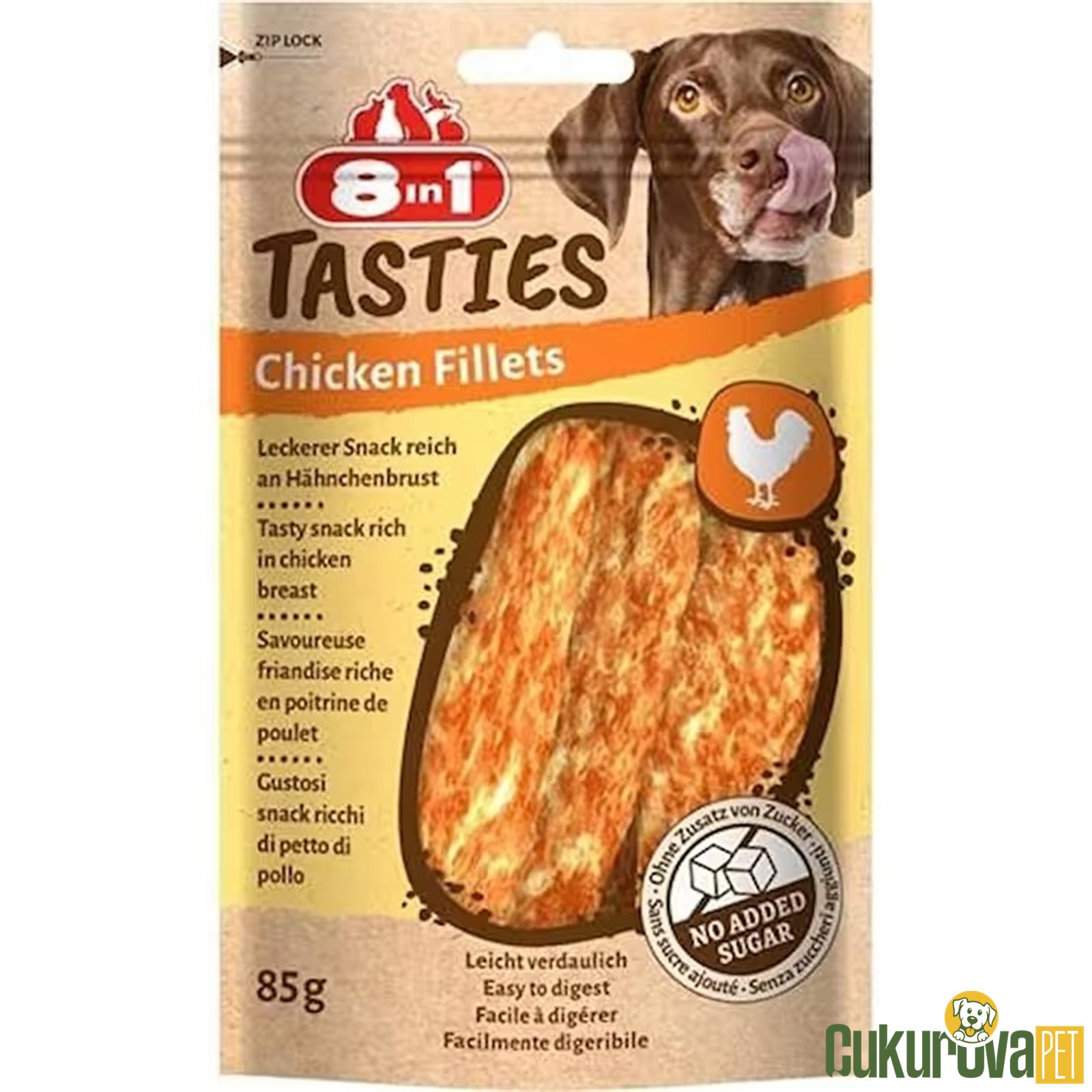 8 In 1 Tasties Chicken Fillets Tavuk Fi̇leto Köpek Ödülü 85 Gr