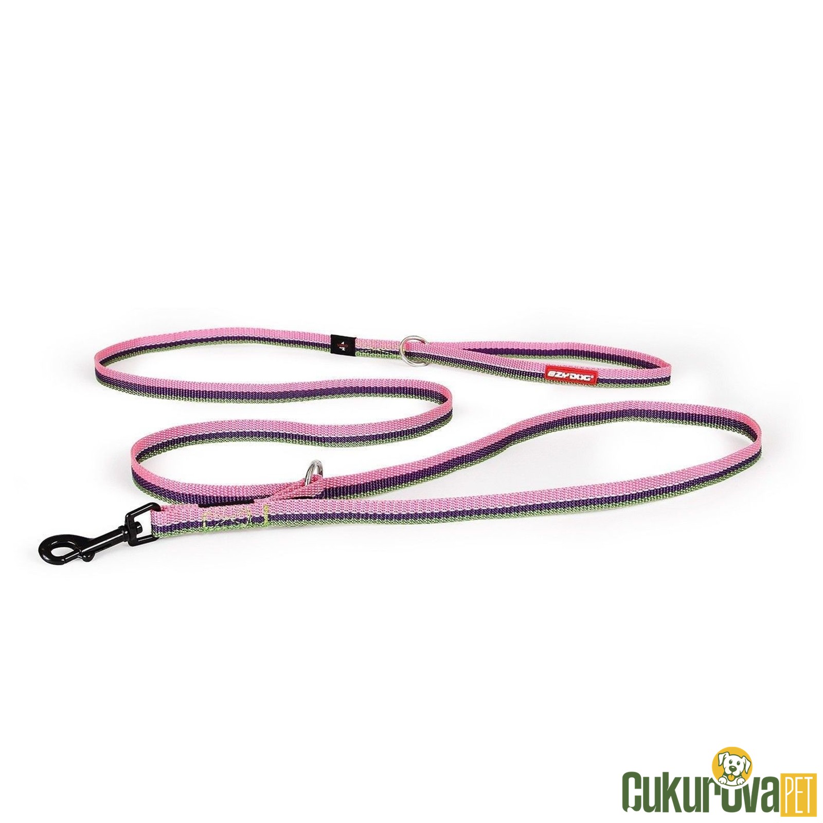 Ezydog Köpek Gezdi̇rme Kayışı Leash Vario 4 Lite 185 Cm - Bubblegum
