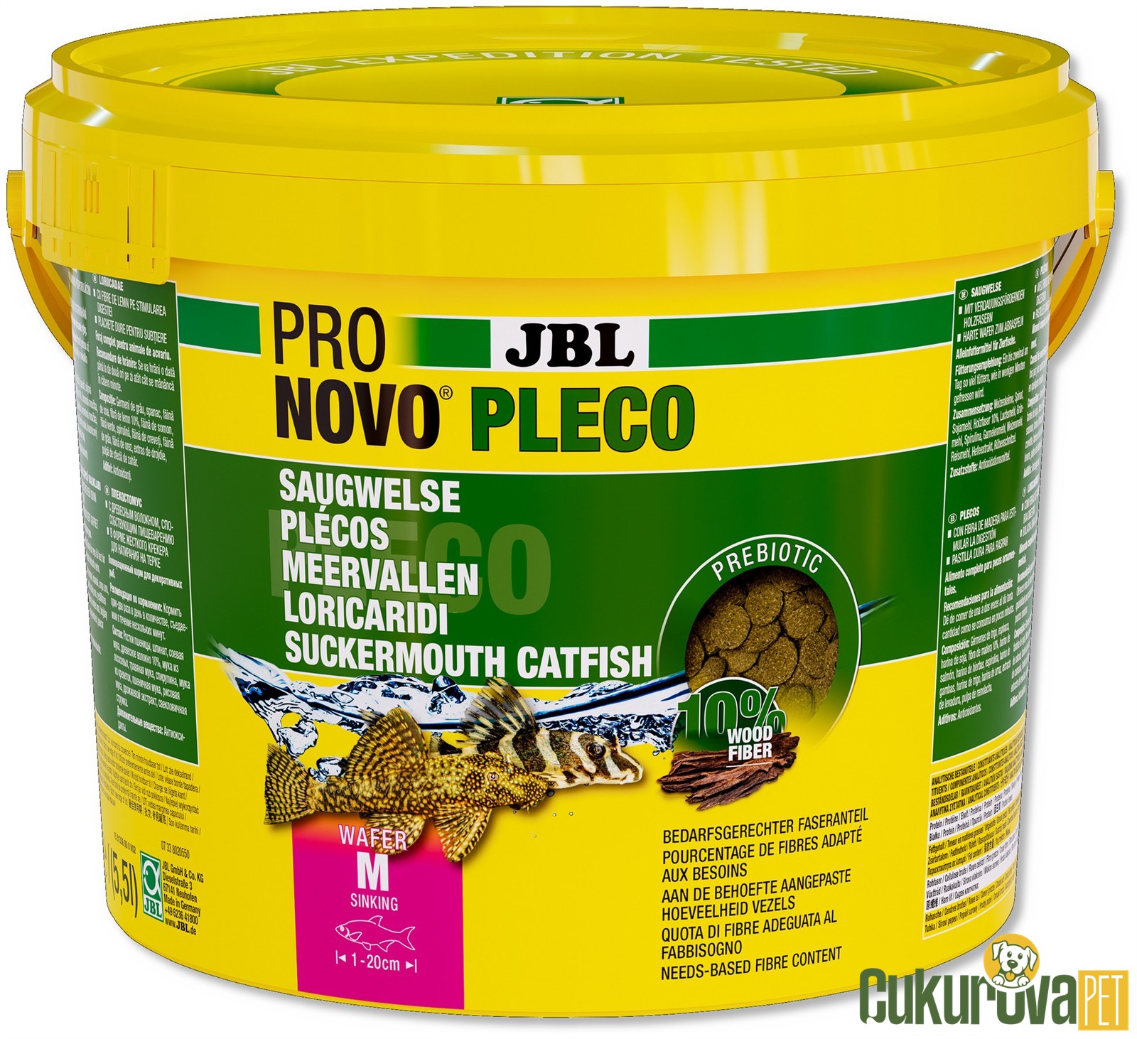 Jbl Pronovo Pleco Wafer M Tablet Yem 5.5 L - 2900 Gr