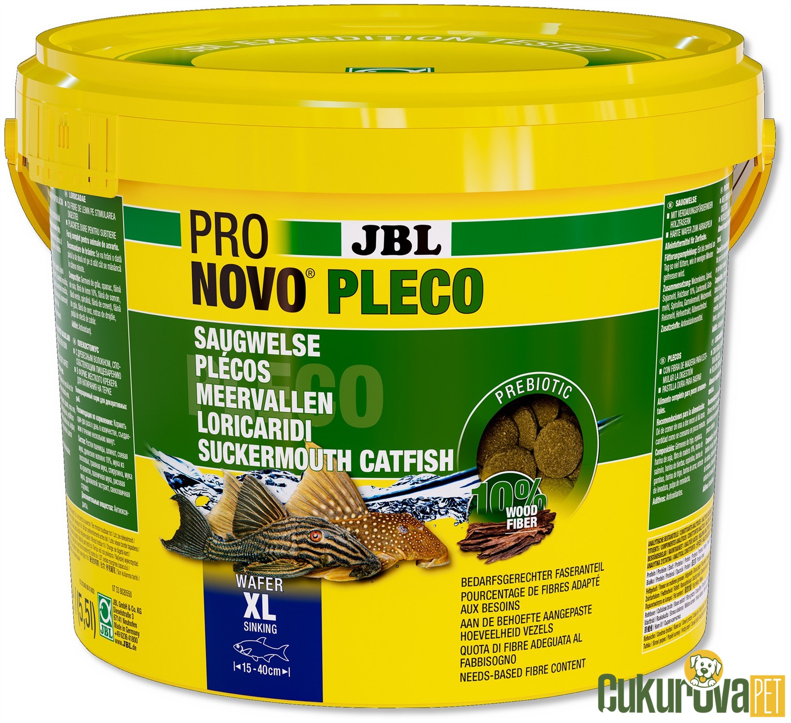 Jbl Pronovo Pleco Wafer Xl Tablet Yem 5.5 L - 2800 Gr