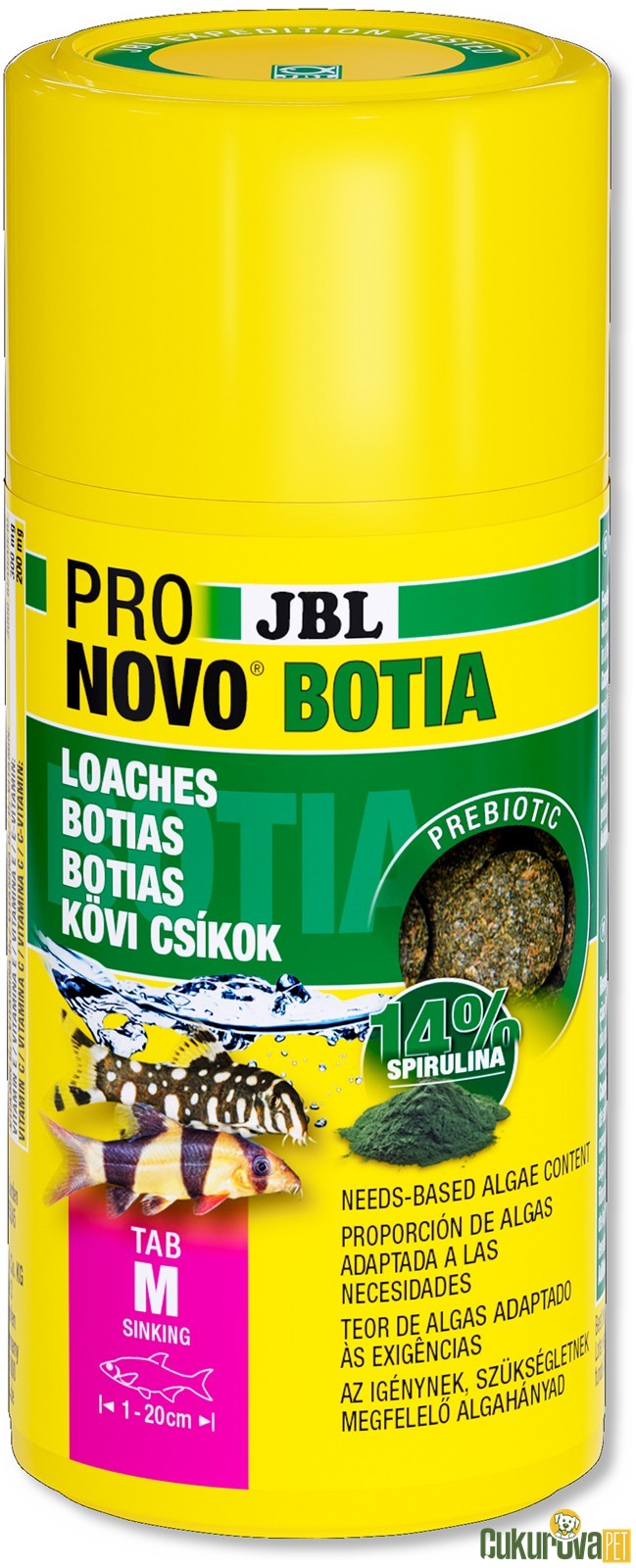Jbl Pronovo Botia Tab M Tablet Yem 250 Ml - 150 Gr