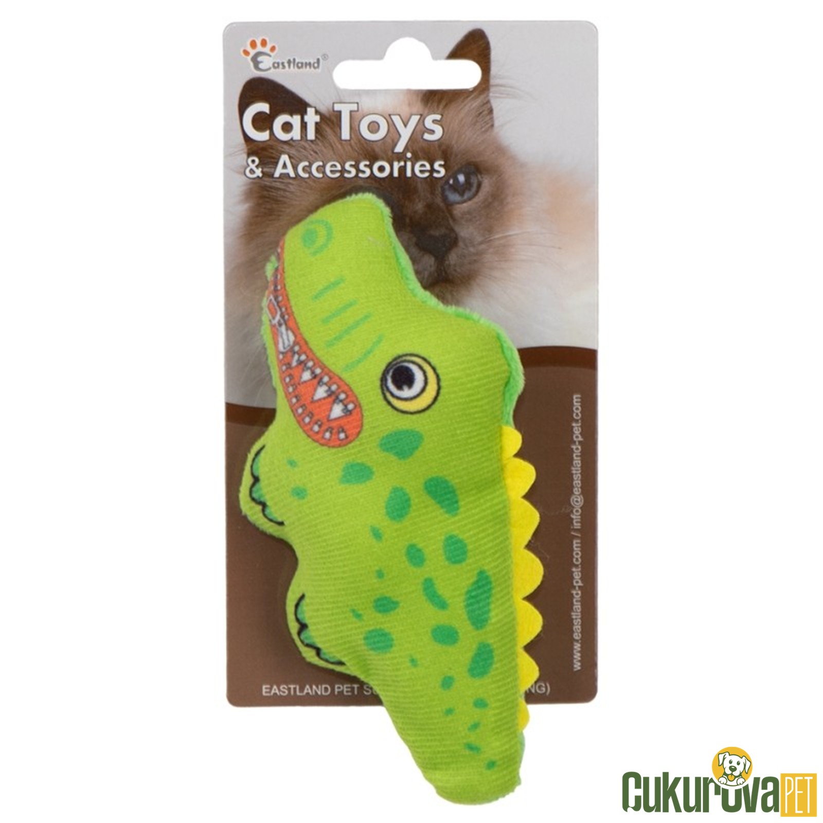 Eastland Kedi̇ Otlu Öten Peluş Timsah 15 Cm