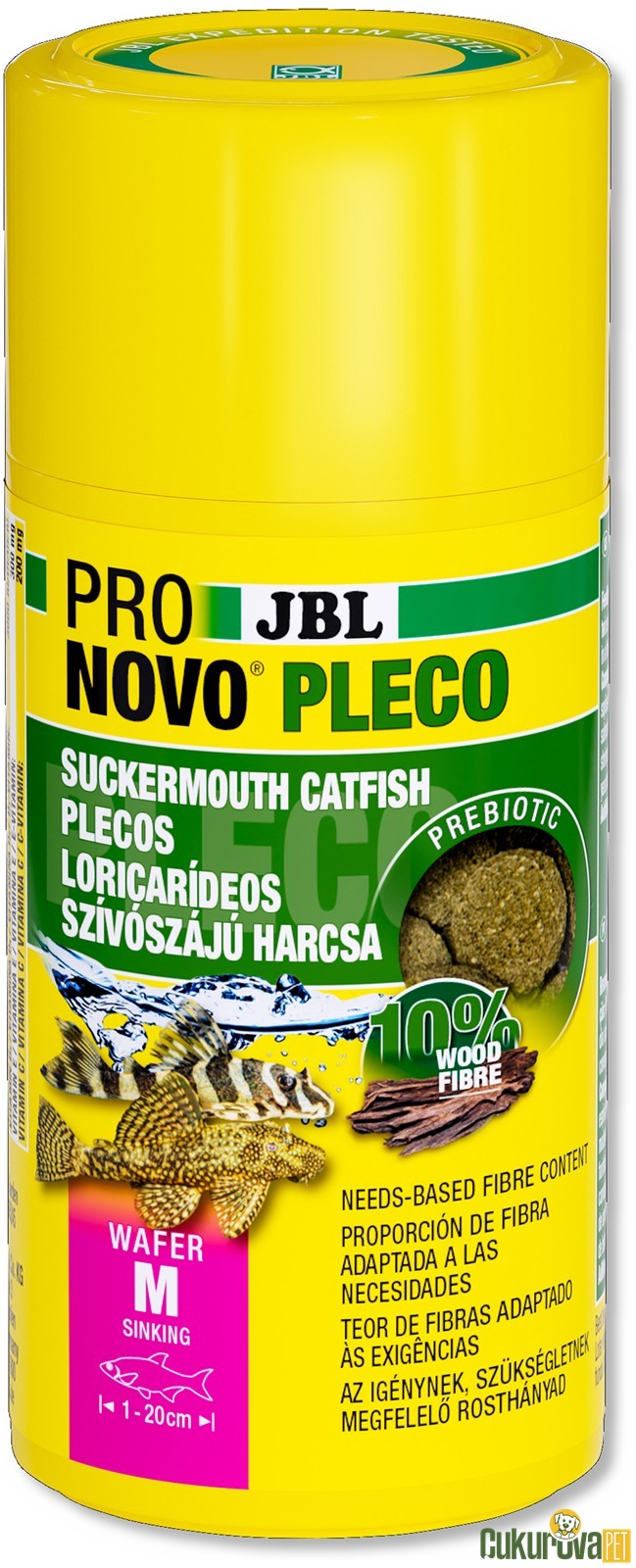 Jbl Pronovo Pleco Wafer M Tablet Yem 100 Ml - 53 Gr